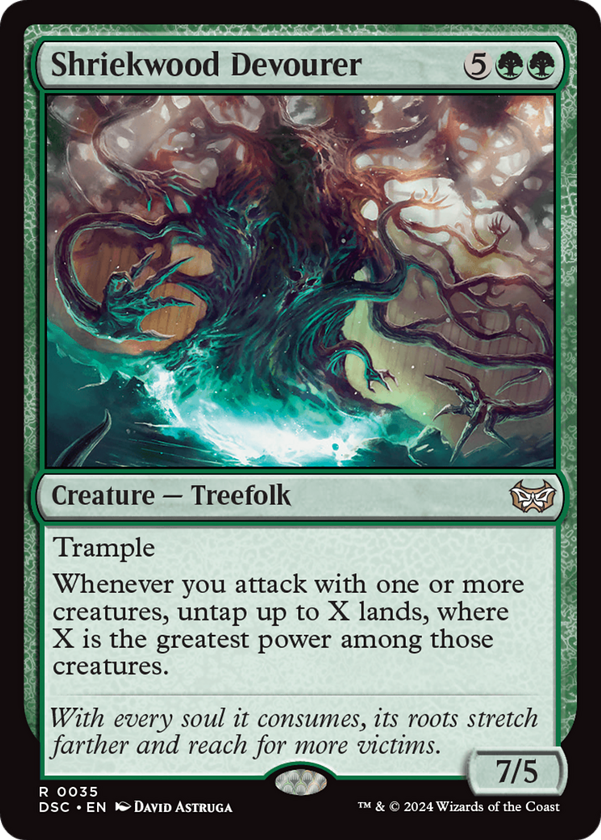 Dévoreur hurlebois — Duskmourn: House of Horror Commander — Magic: The Gathering