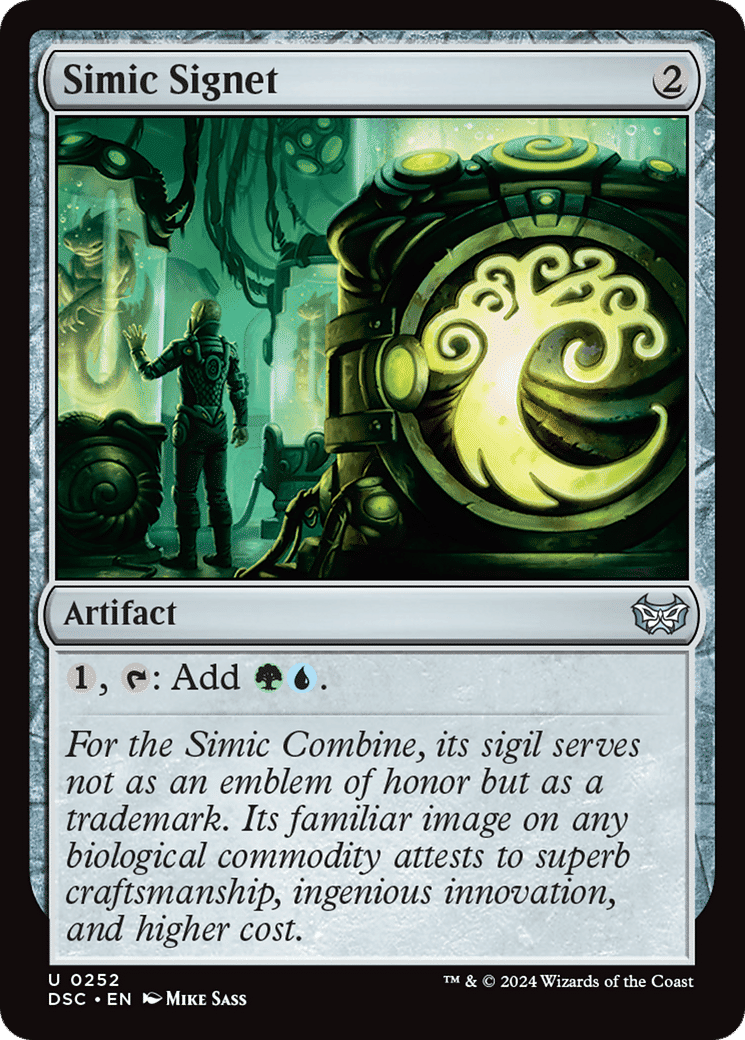 Simic Signet — Duskmourn: House of Horror Commander — Magic: The Gathering