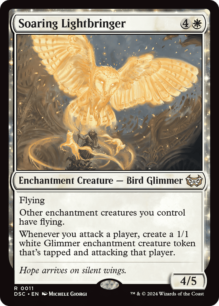 Soaring Lightbringer from Duskmourn: House of Horror Commander - Magic: The Gathering