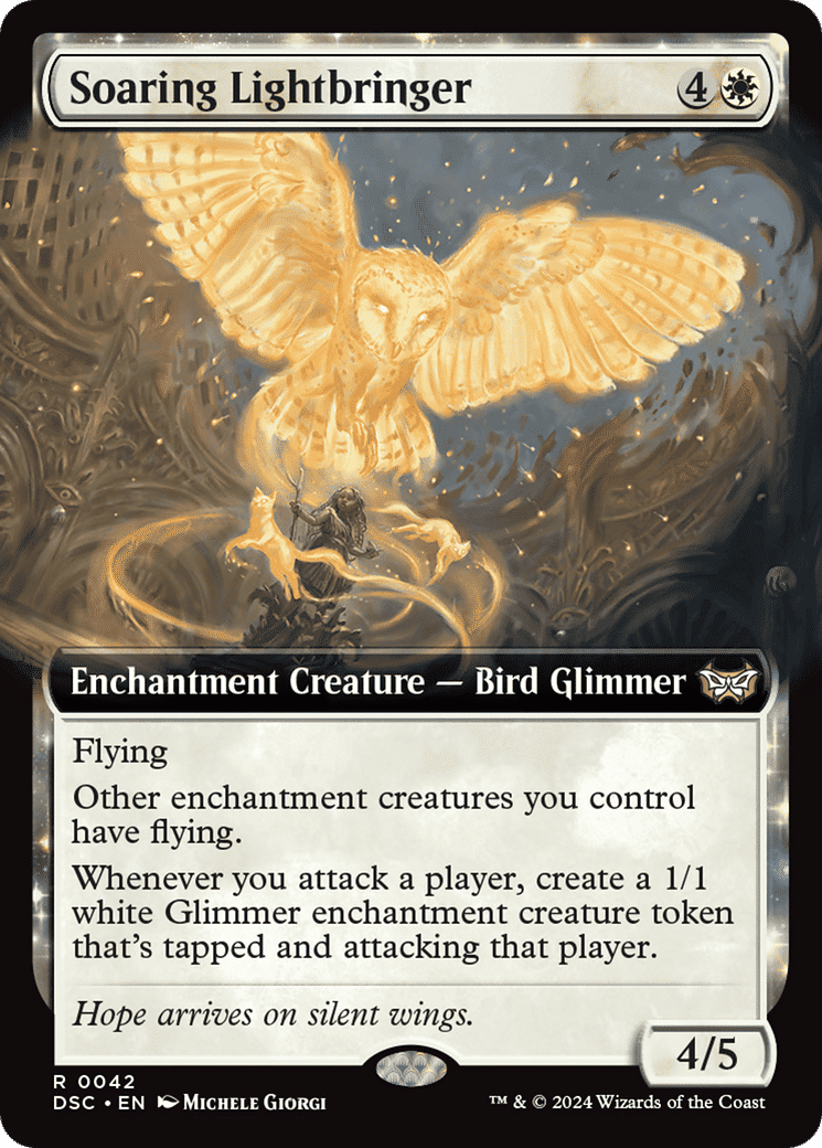 Soaring Lightbringer from Duskmourn: House of Horror Commander - Magic: The Gathering