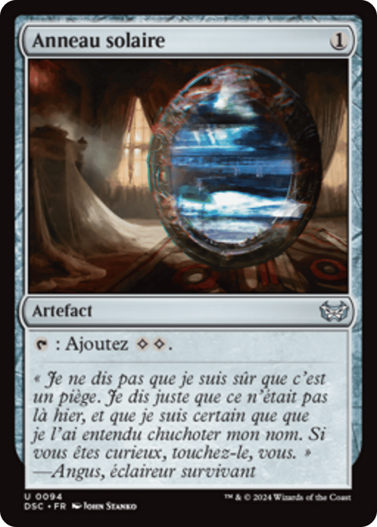 Anneau solaire — Duskmourn: House of Horror Commander — Magic: The Gathering