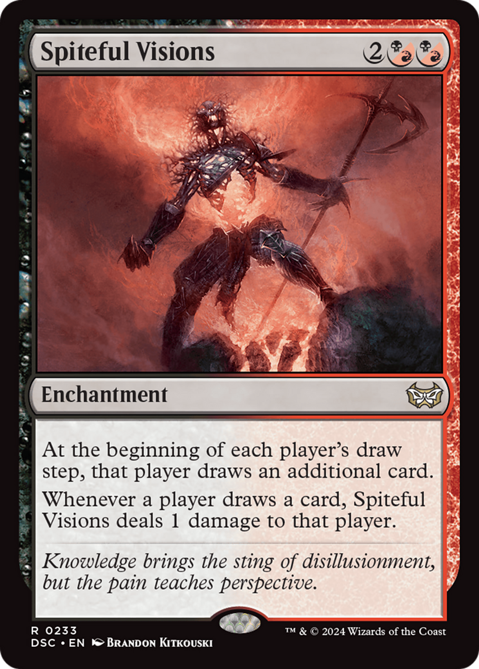 Spiteful Visions — Duskmourn: House of Horror Commander — Magic: The Gathering