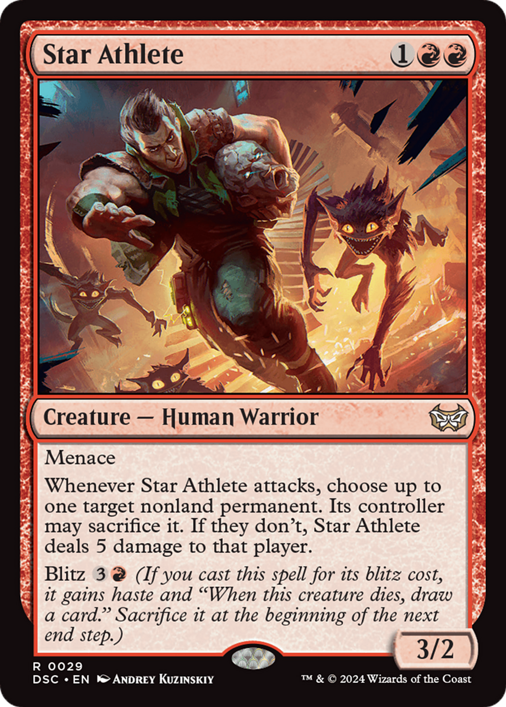 Star Athlete — Duskmourn: House of Horror Commander — Magic: The Gathering