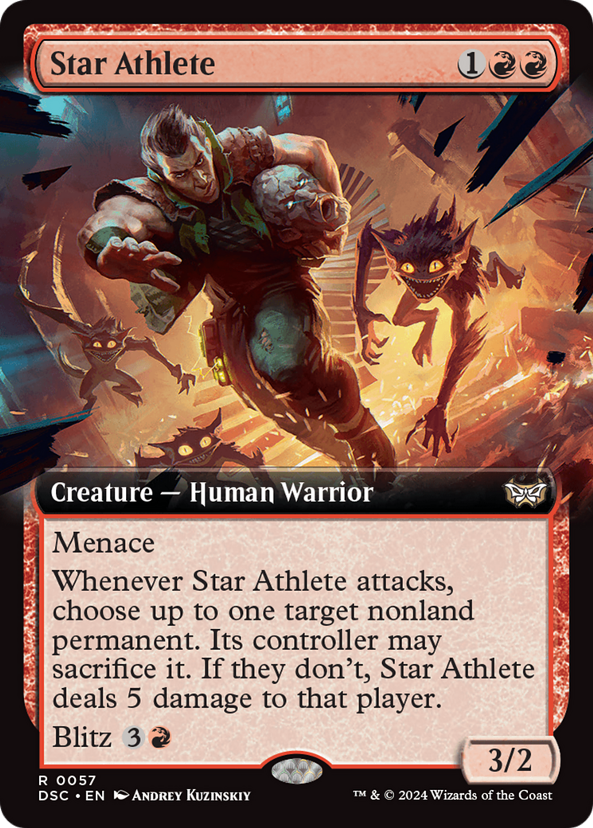 Star Athlete — Duskmourn: House of Horror Commander — Magic: The Gathering