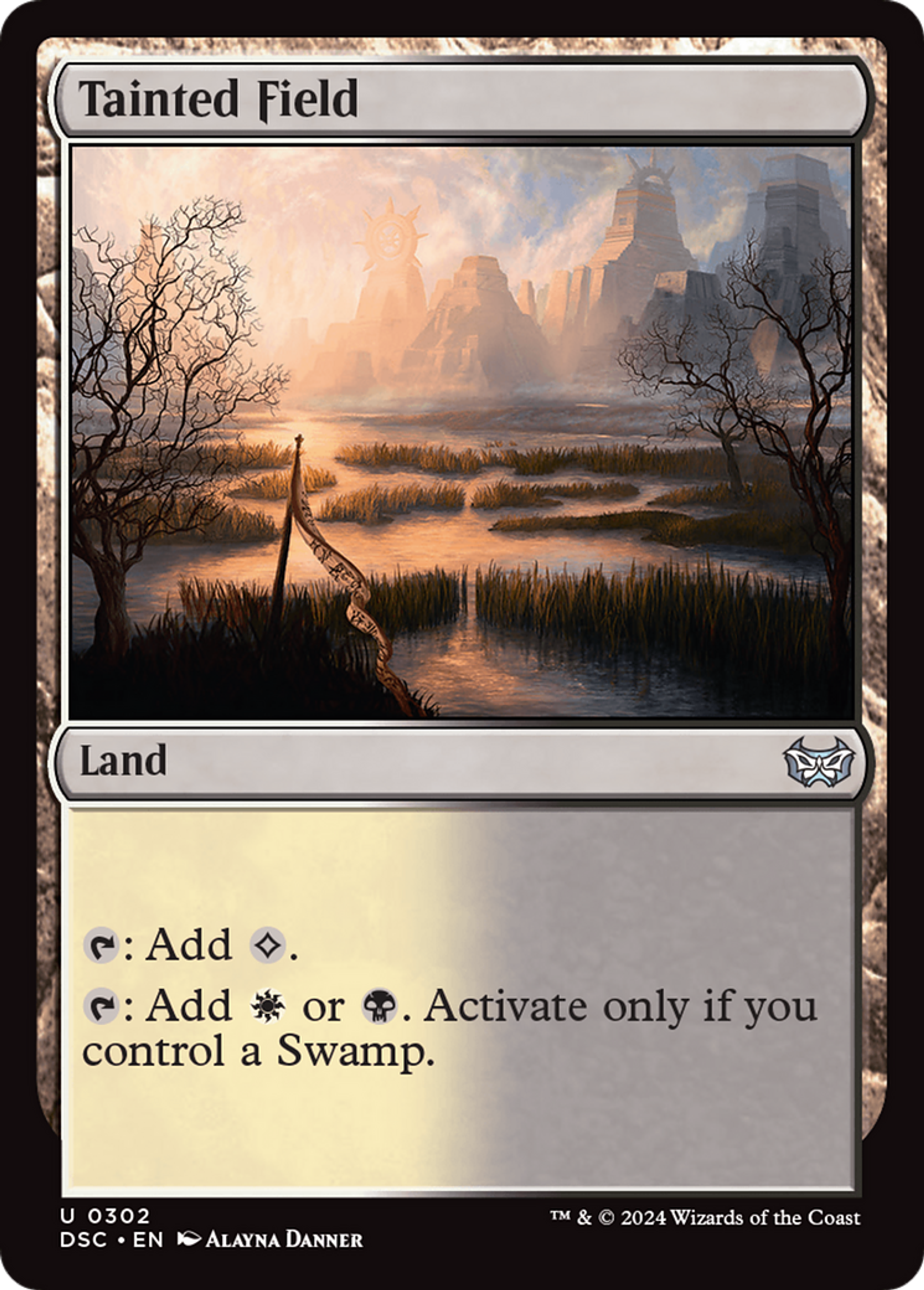 Champ souillé — Duskmourn: House of Horror Commander — Magic: The Gathering