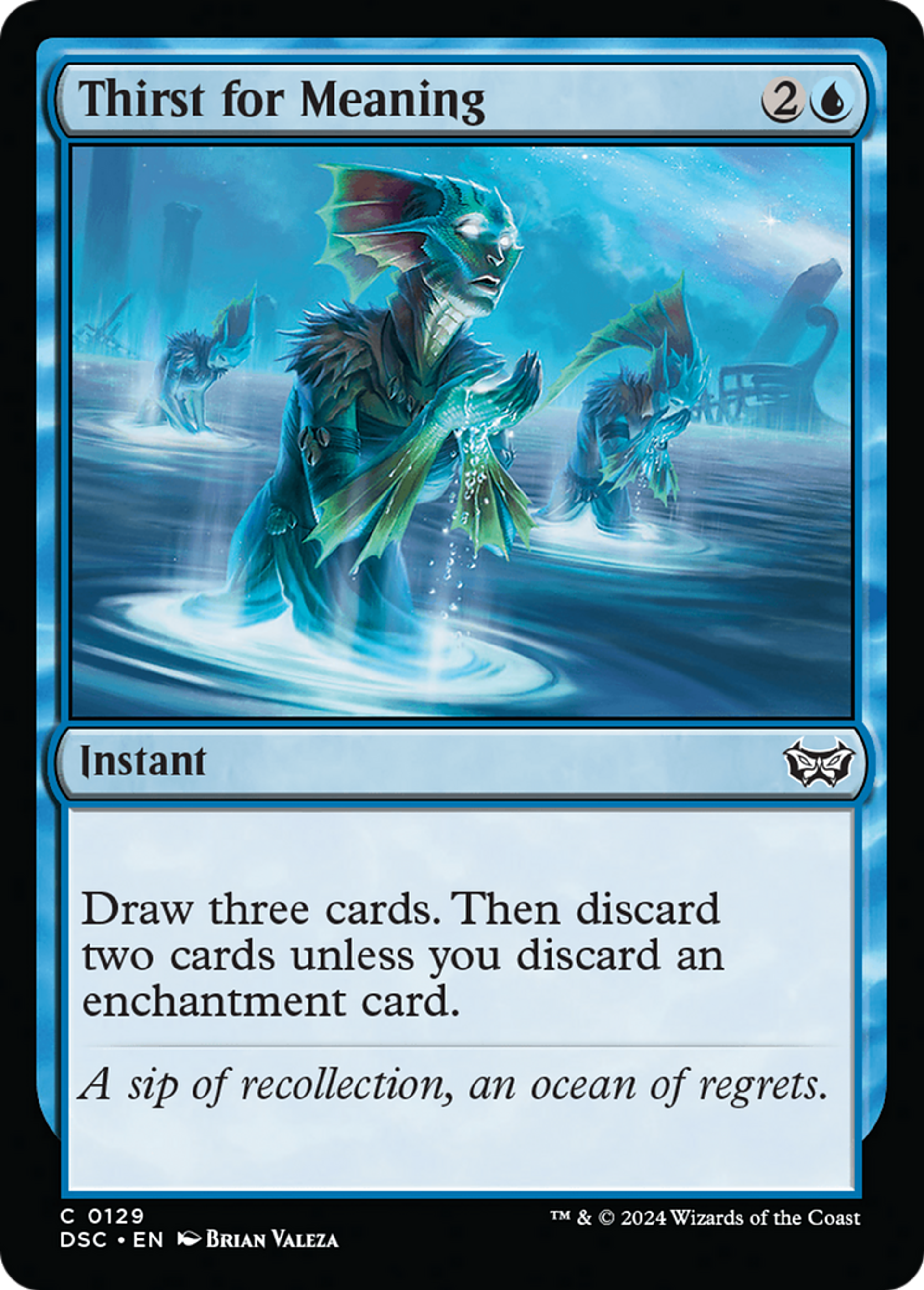 Soif de sens — Duskmourn: House of Horror Commander — Magic: The Gathering