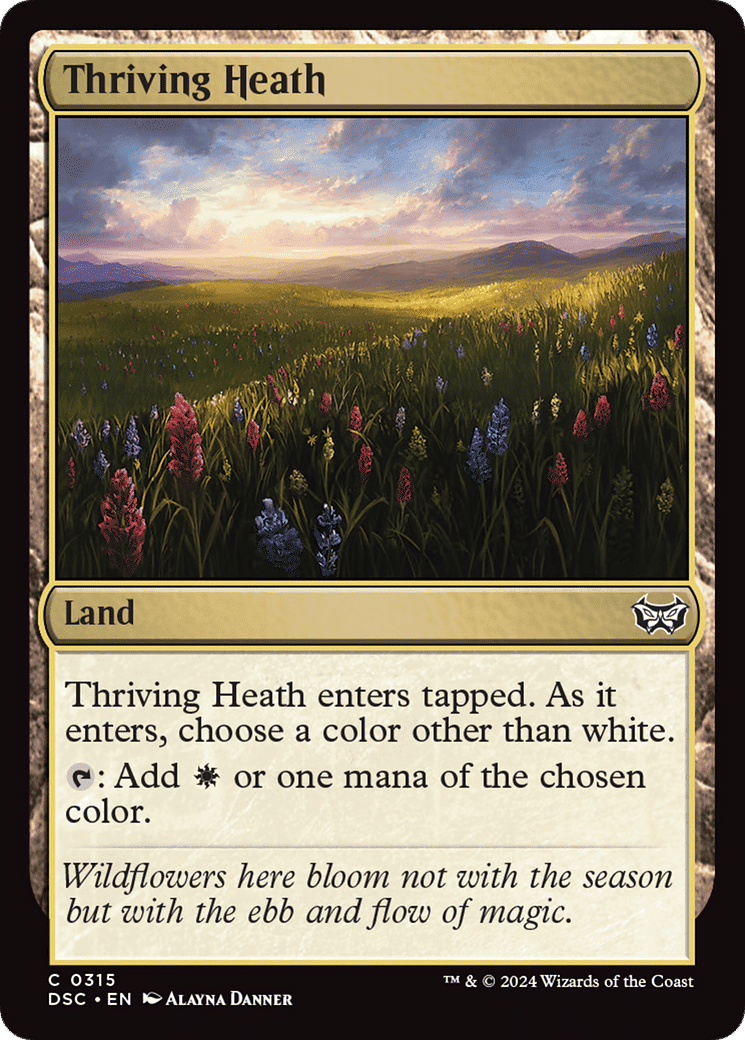 Thriving Heath — Duskmourn: House of Horror Commander — Magic: The Gathering