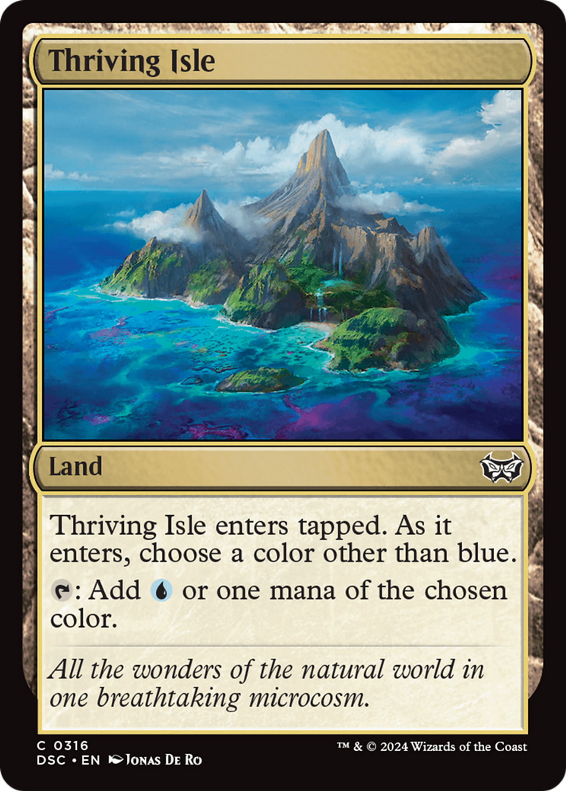 Île prospère — Duskmourn: House of Horror Commander — Magic: The Gathering
