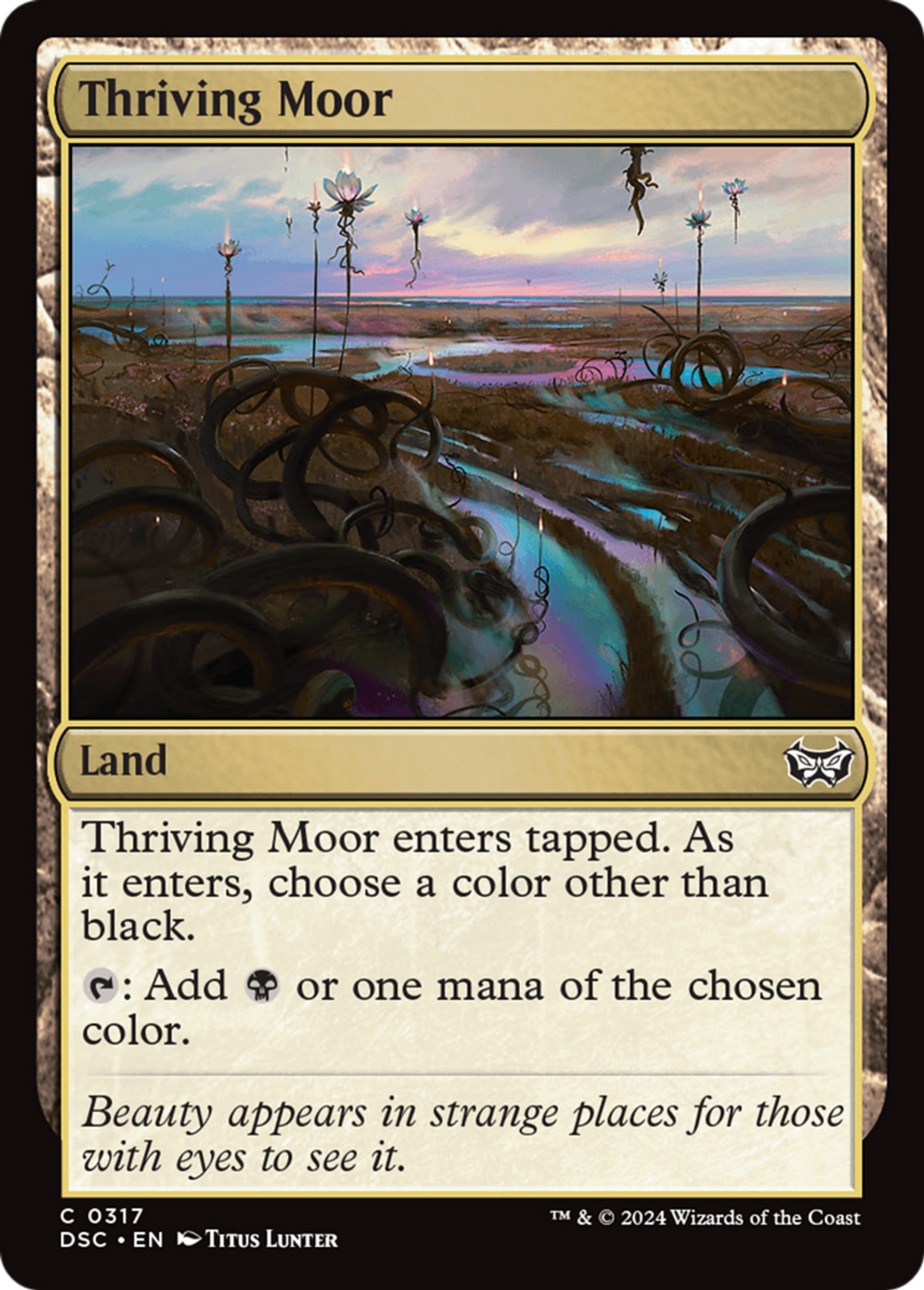 Lande prospère — Duskmourn: House of Horror Commander — Magic: The Gathering