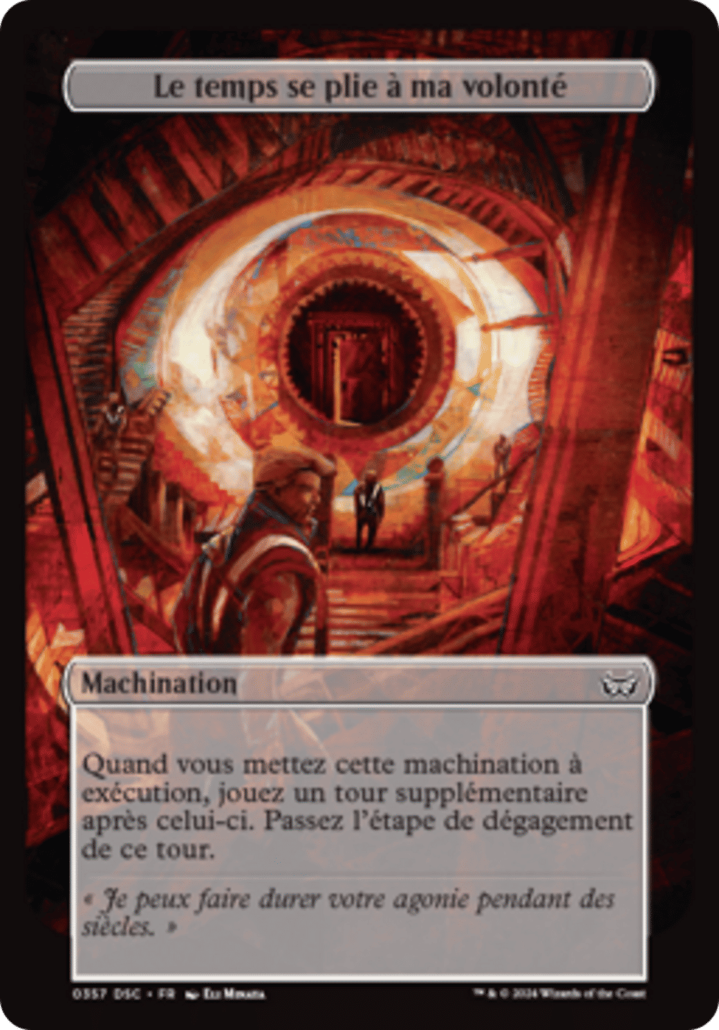 Le temps se plie à ma volonté — Duskmourn: House of Horror Commander — Magic: The Gathering