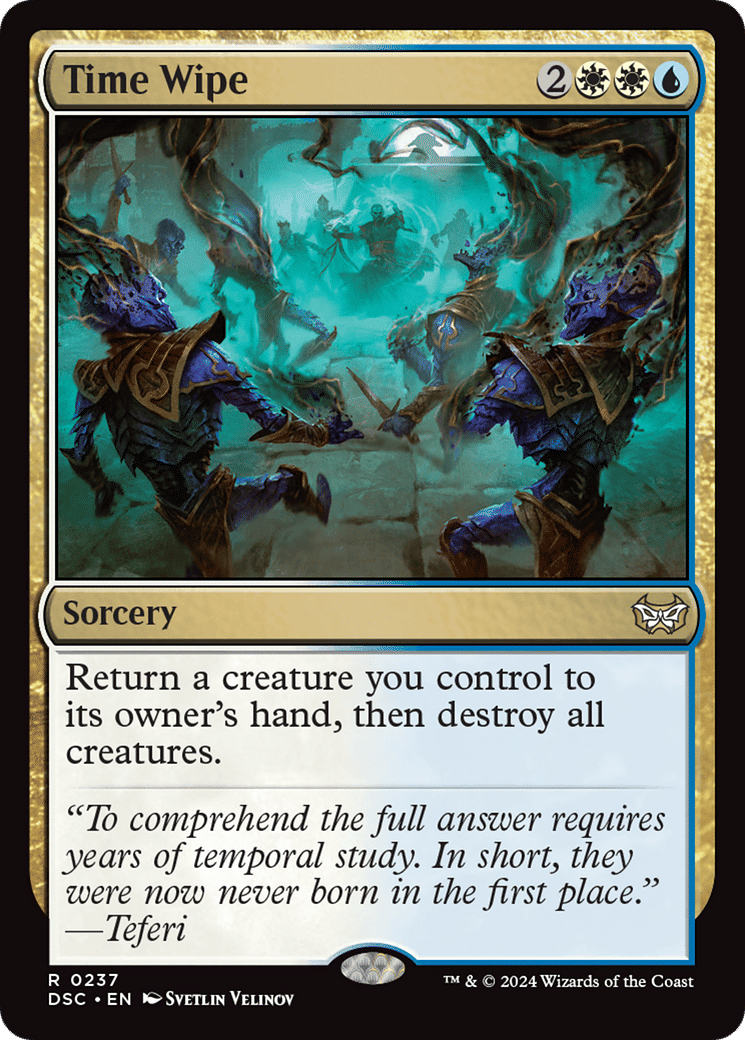 Time Wipe — Duskmourn: House of Horror Commander — Magic: The Gathering