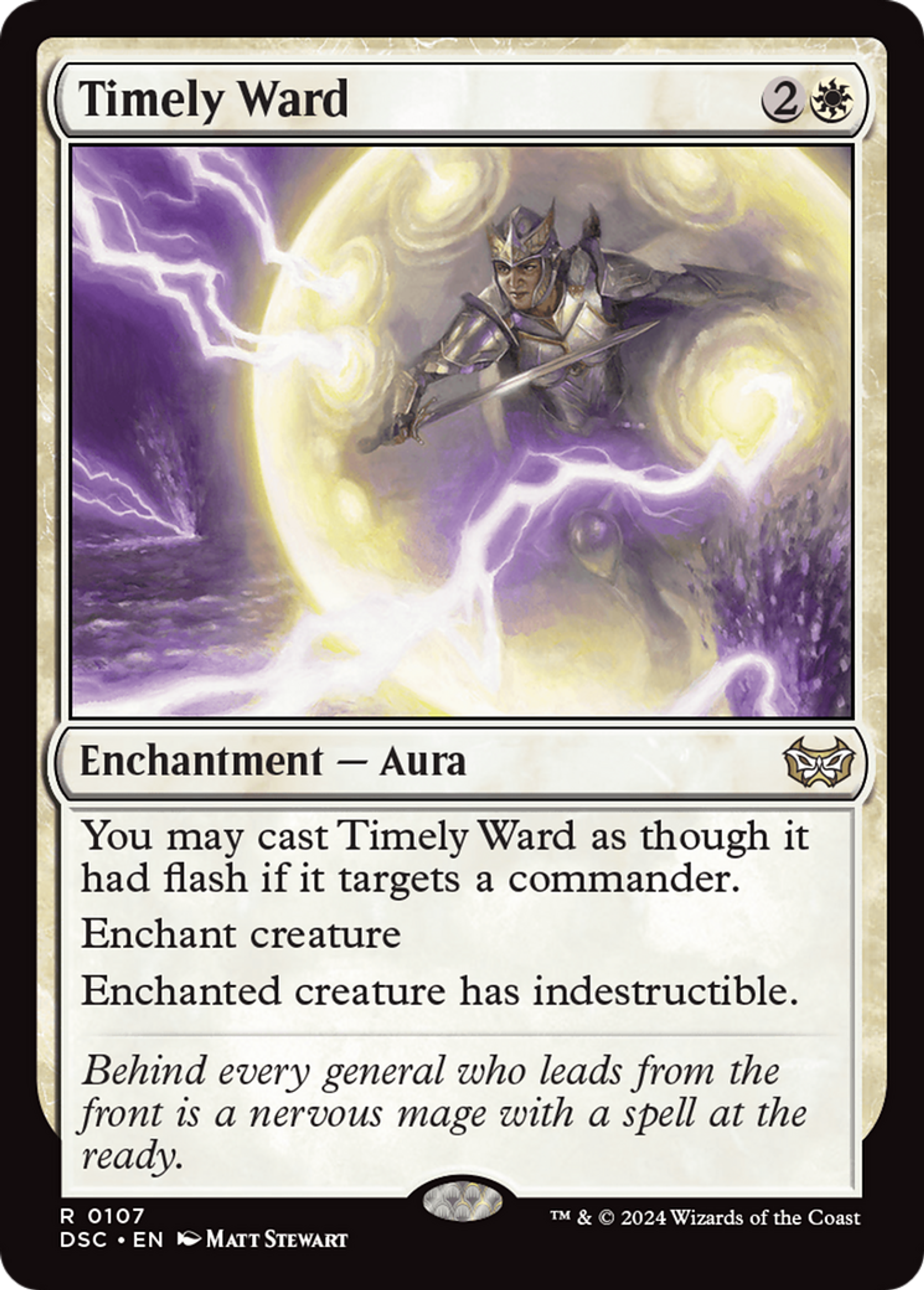 Timely Ward — Duskmourn: House of Horror Commander — Magic: The Gathering