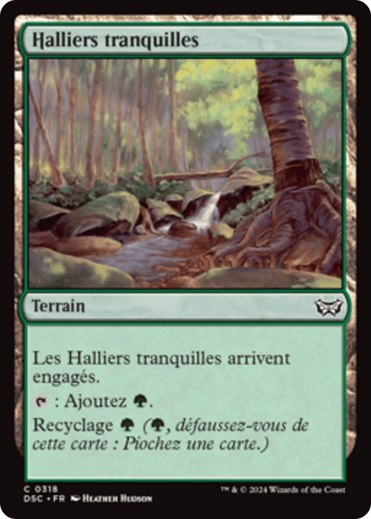Halliers tranquilles — Duskmourn: House of Horror Commander — Magic: The Gathering