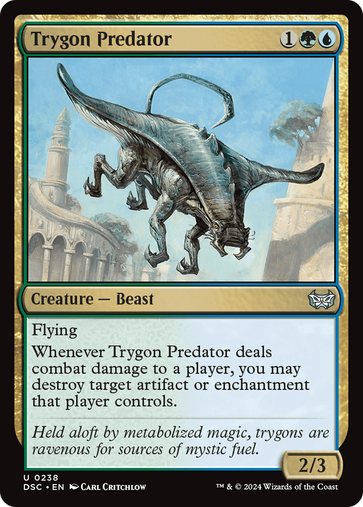 Trygon Predator — Duskmourn: House of Horror Commander — Magic: The Gathering