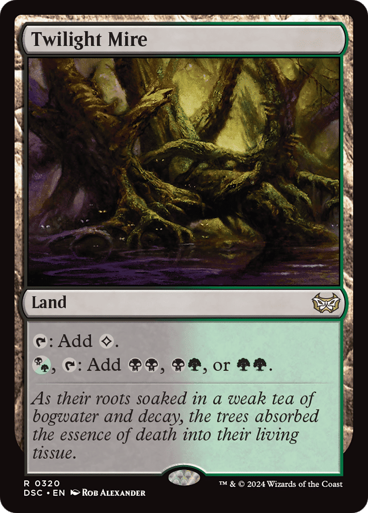 Twilight Mire — Duskmourn: House of Horror Commander — Magic: The Gathering