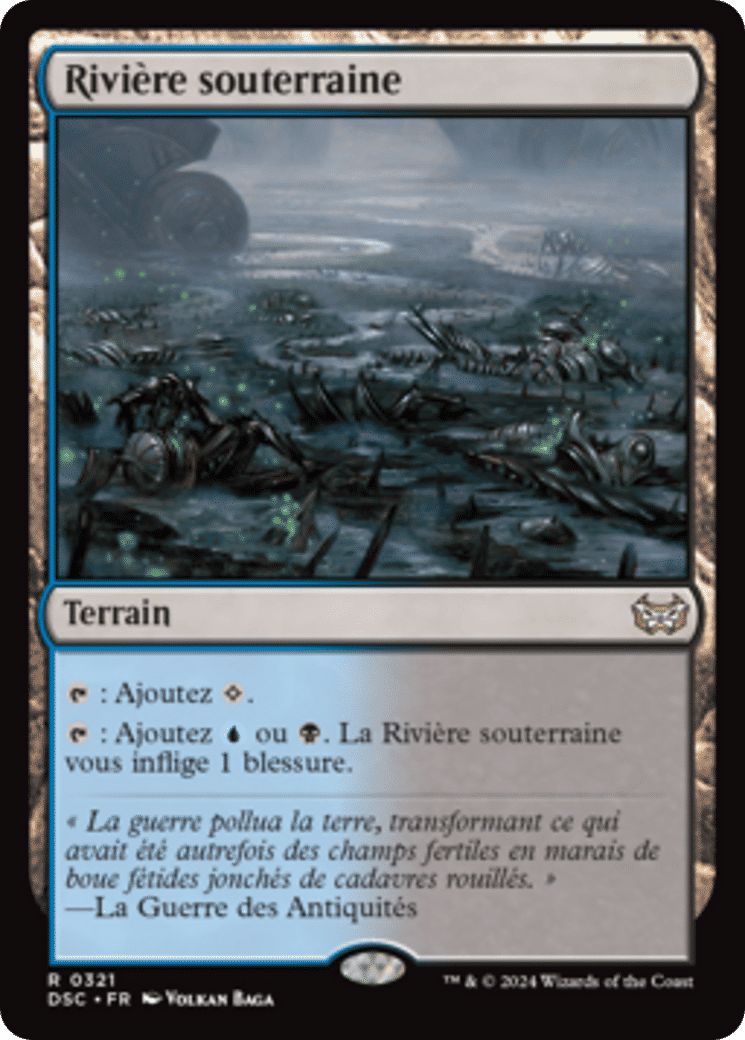 Rivière souterraine — Duskmourn: House of Horror Commander — Magic: The Gathering