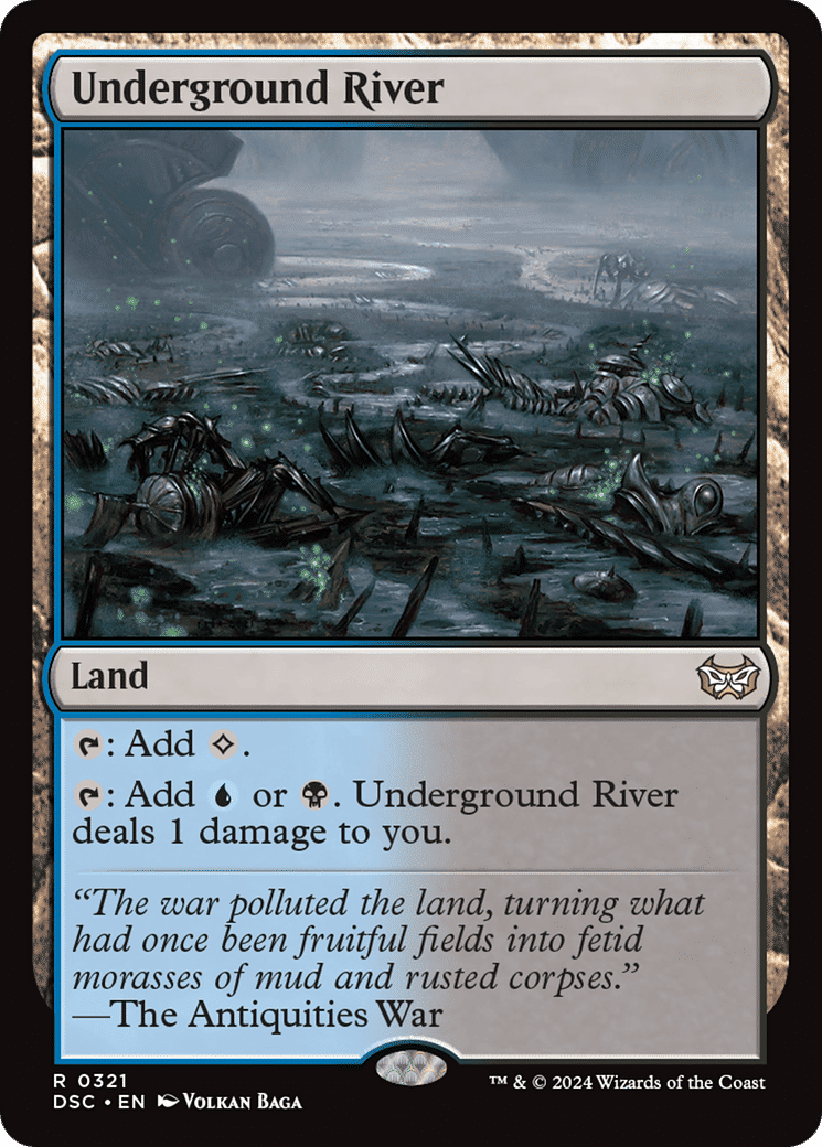 Underground River — Duskmourn: House of Horror Commander — Magic: The Gathering