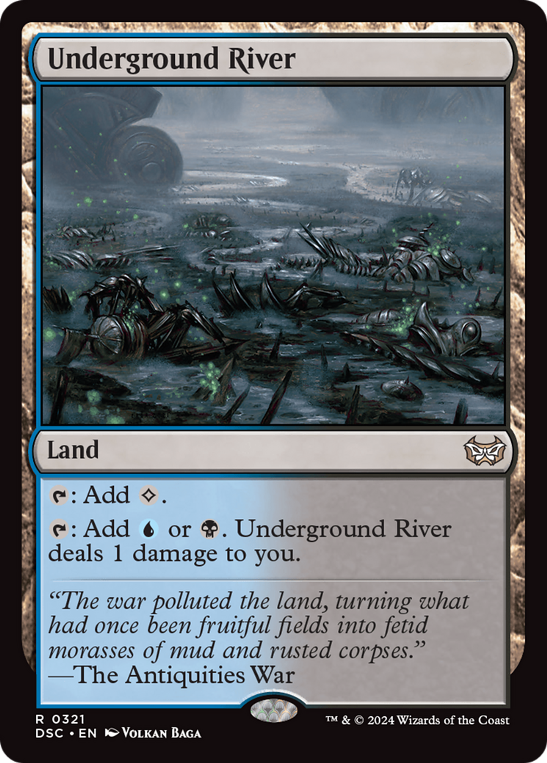 Rivière souterraine — Duskmourn: House of Horror Commander — Magic: The Gathering