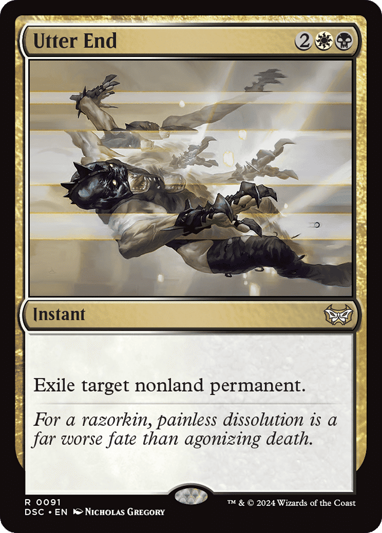 Utter End — Duskmourn: House of Horror Commander — Magic: The Gathering