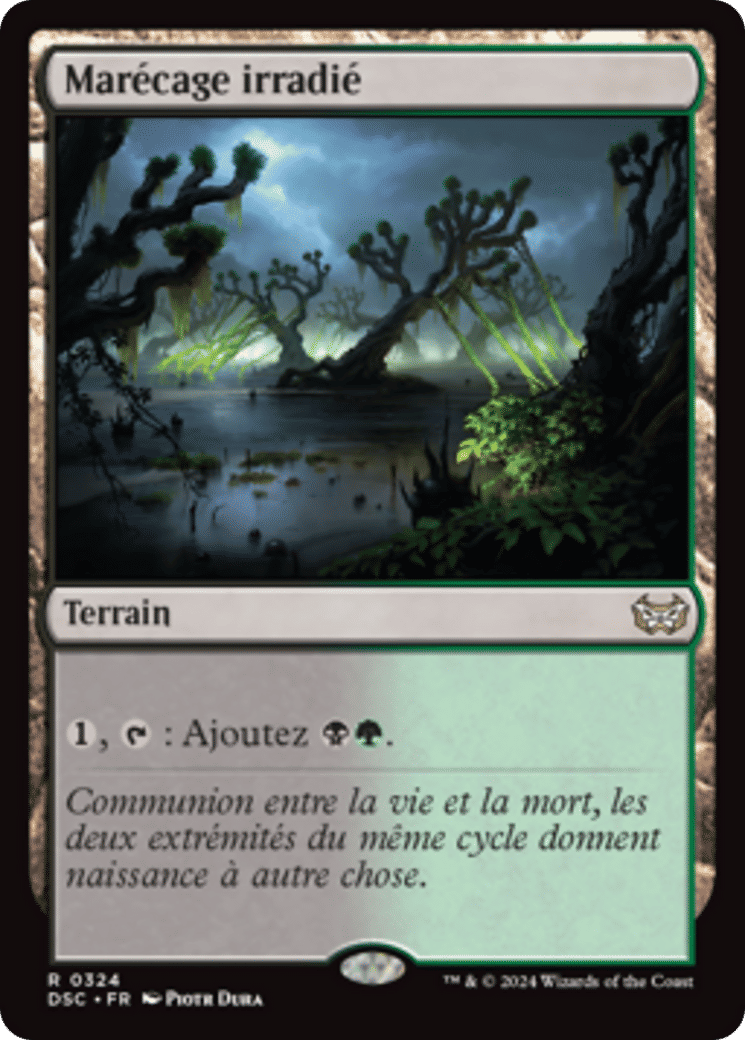 Marécage irradié — Duskmourn: House of Horror Commander — Magic: The Gathering