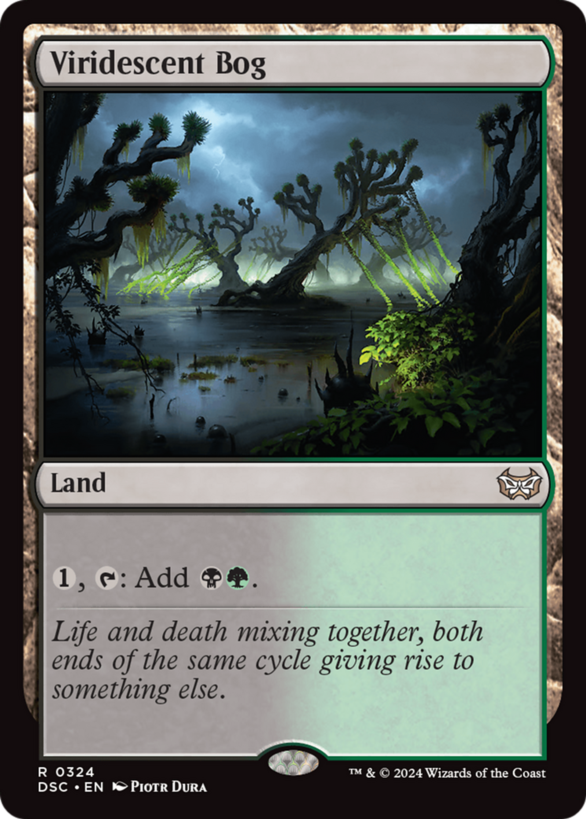 Viridescent Bog — Duskmourn: House of Horror Commander — Magic: The Gathering