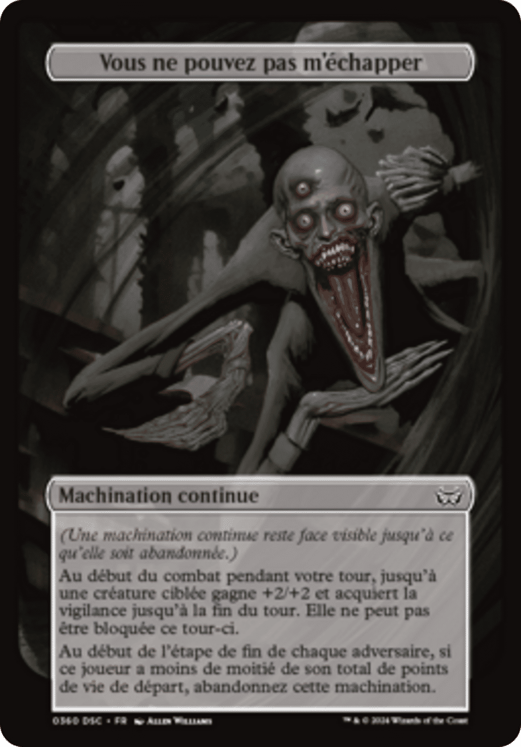 Vous ne pouvez pas m'échapper — Duskmourn: House of Horror Commander — Magic: The Gathering