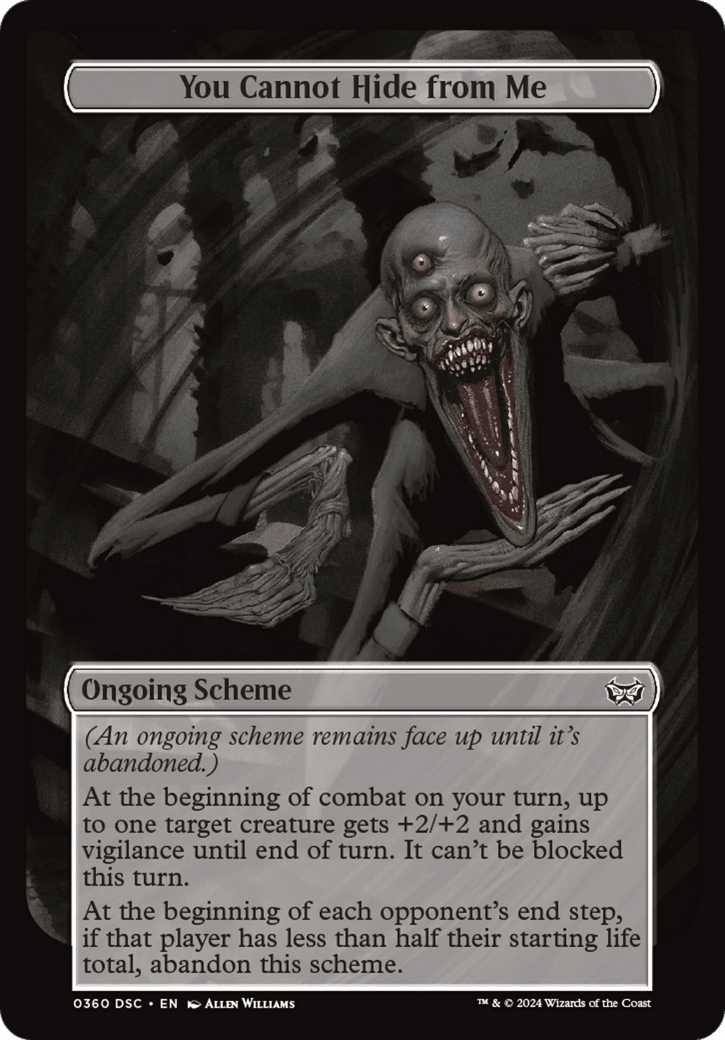 You Cannot Hide from Me — Duskmourn: House of Horror Commander — Magic: The Gathering
