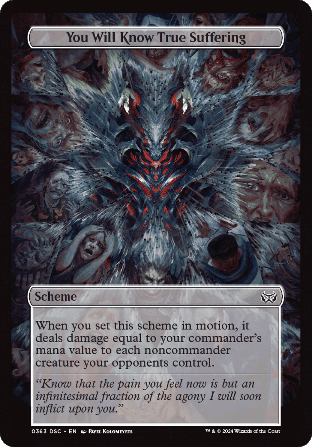 You Will Know True Suffering — Duskmourn: House of Horror Commander — Magic: The Gathering