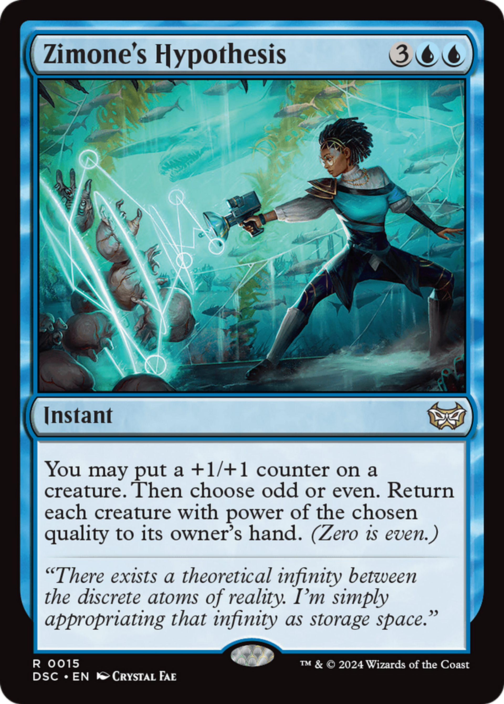 Hypothèse de Zimone — Duskmourn: House of Horror Commander — Magic: The Gathering
