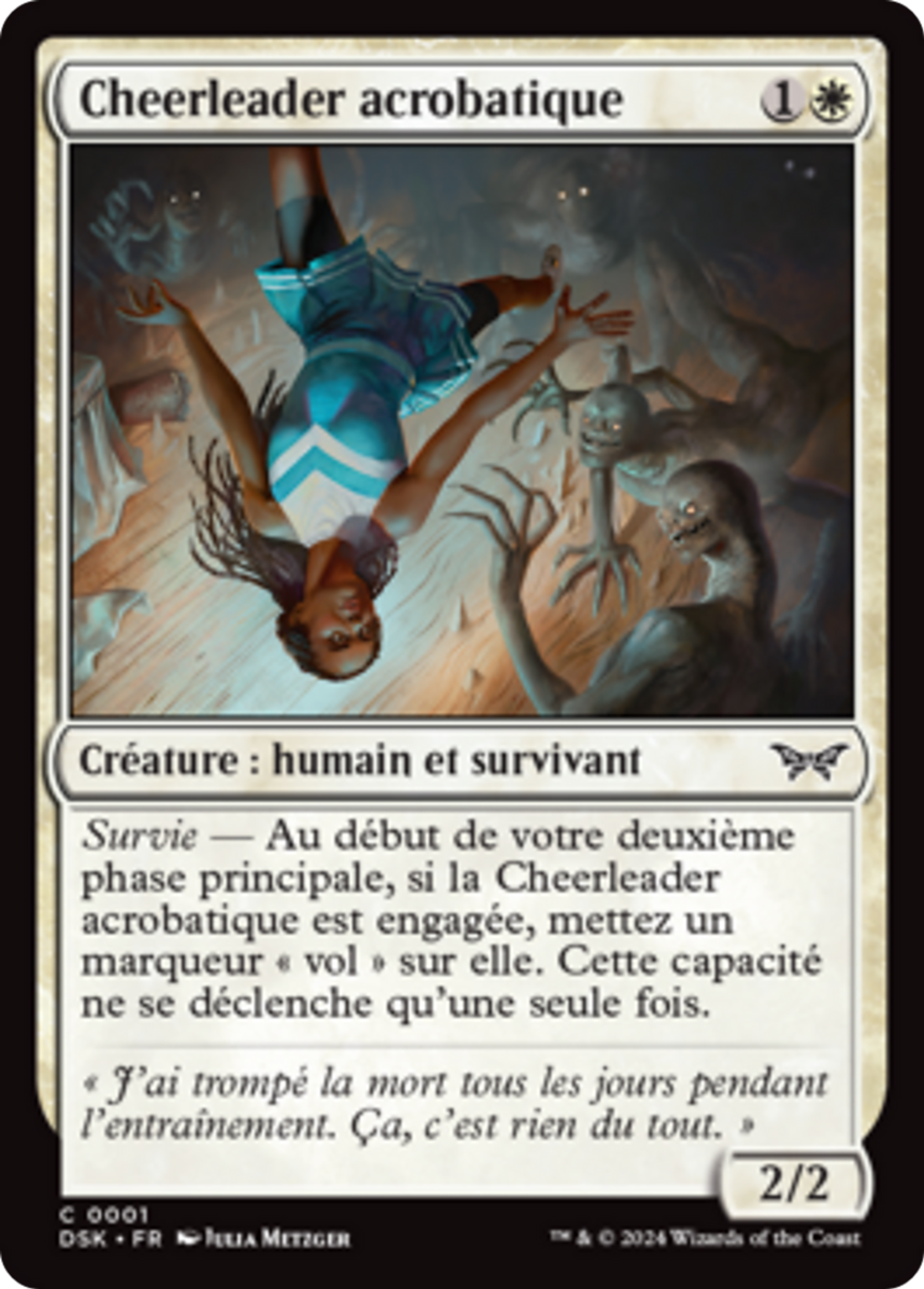 Cheerleader acrobatique — Duskmourn: House of Horror — Magic: The Gathering