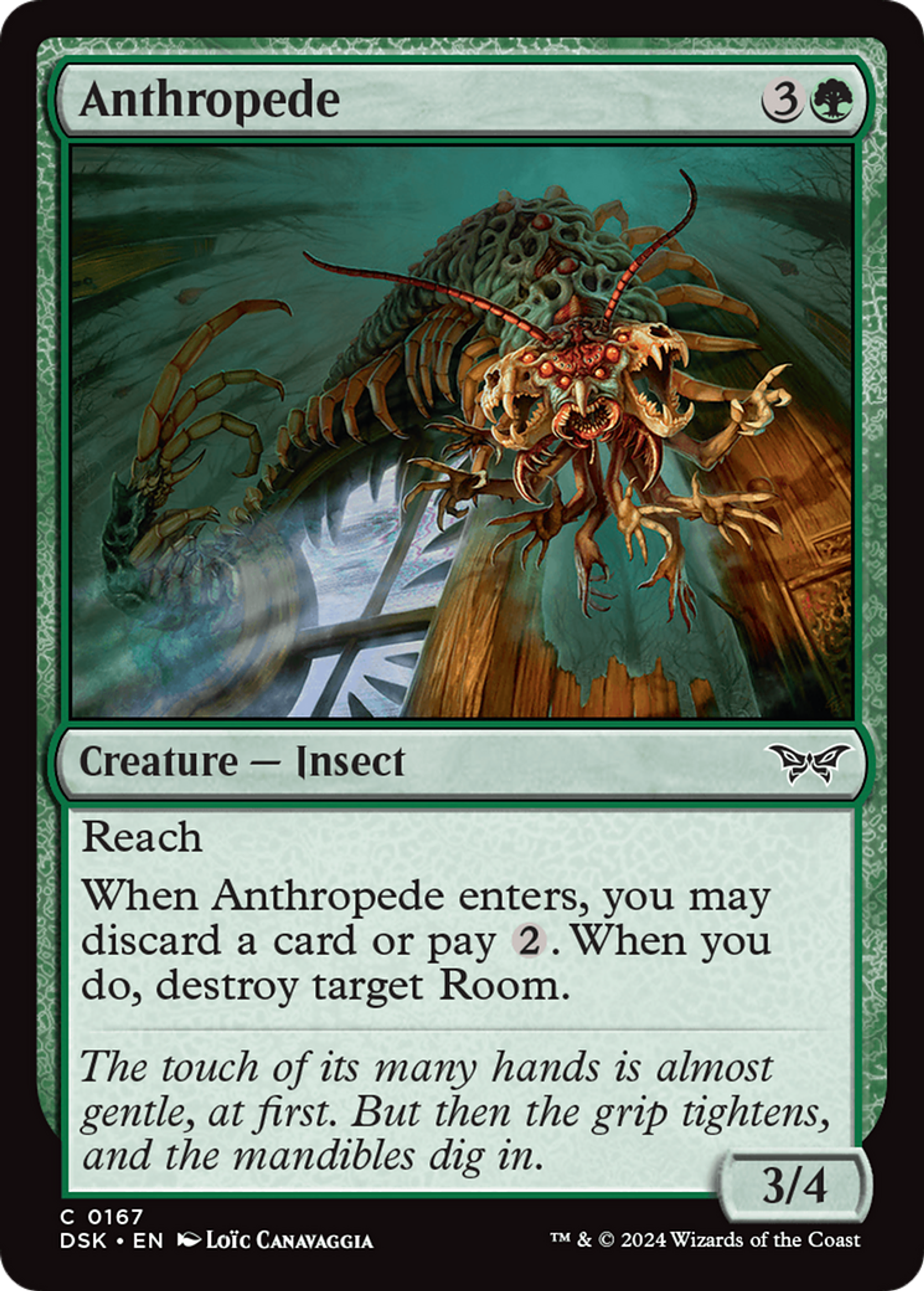 Anthropede — Duskmourn: House of Horror — Magic: The Gathering