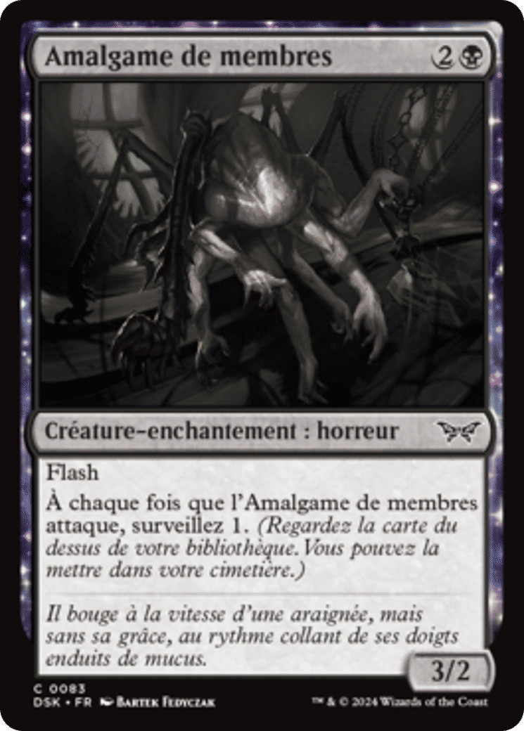 Amalgame de membres — Duskmourn: House of Horror — Magic: The Gathering