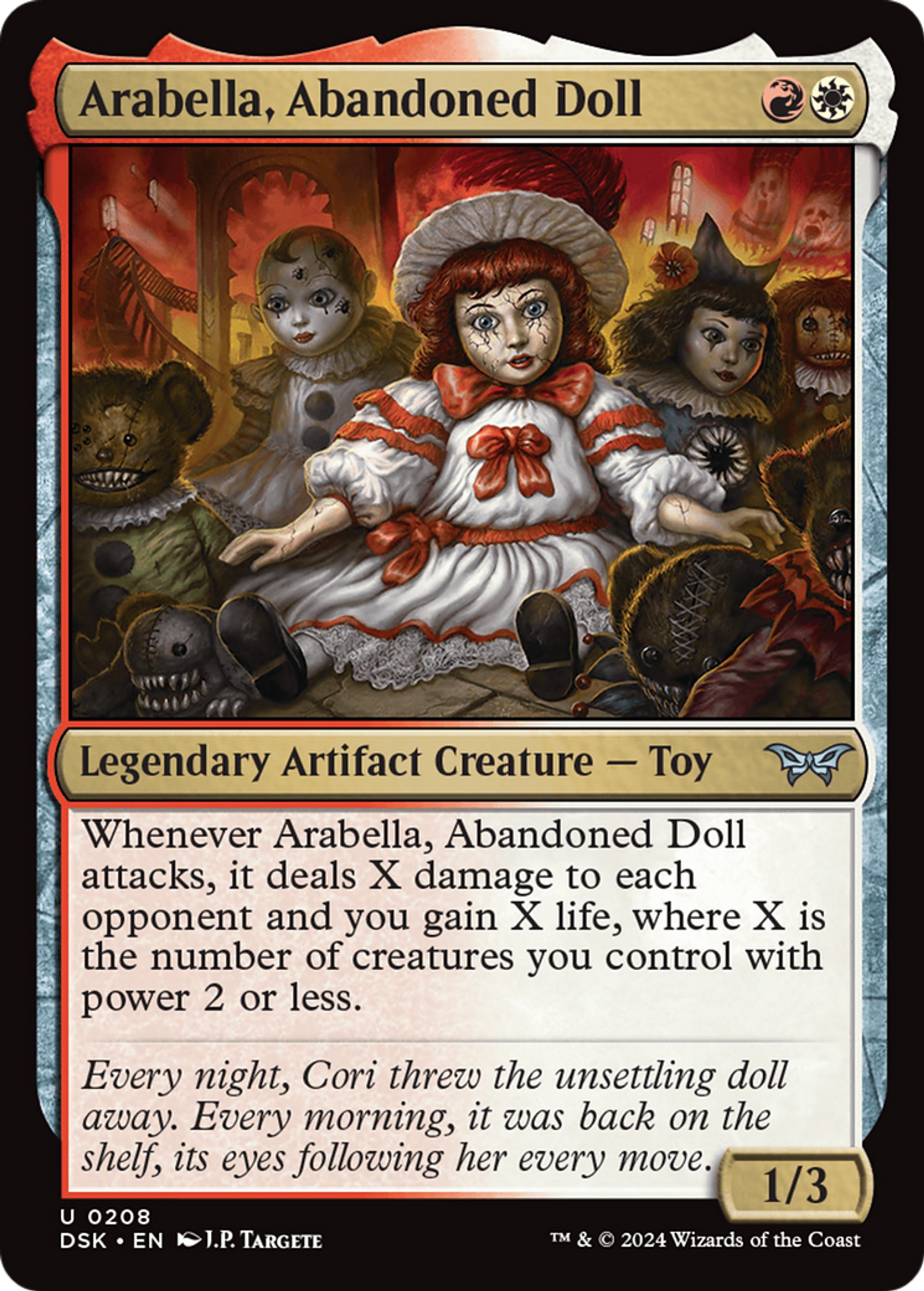 Arabelle, poupée abandonnée — Duskmourn: House of Horror — Magic: The Gathering