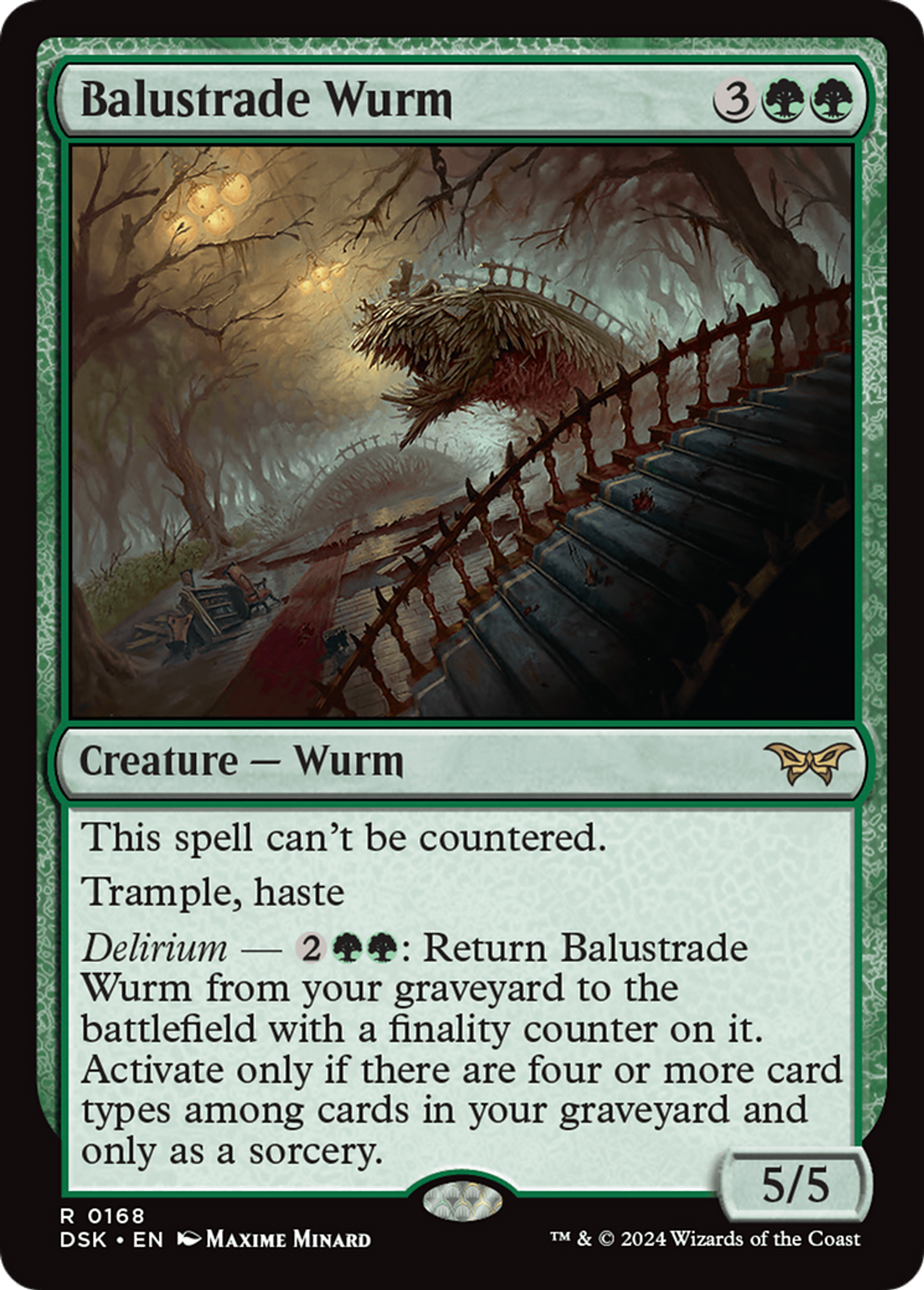 Guivre de balustrade — Duskmourn: House of Horror — Magic: The Gathering