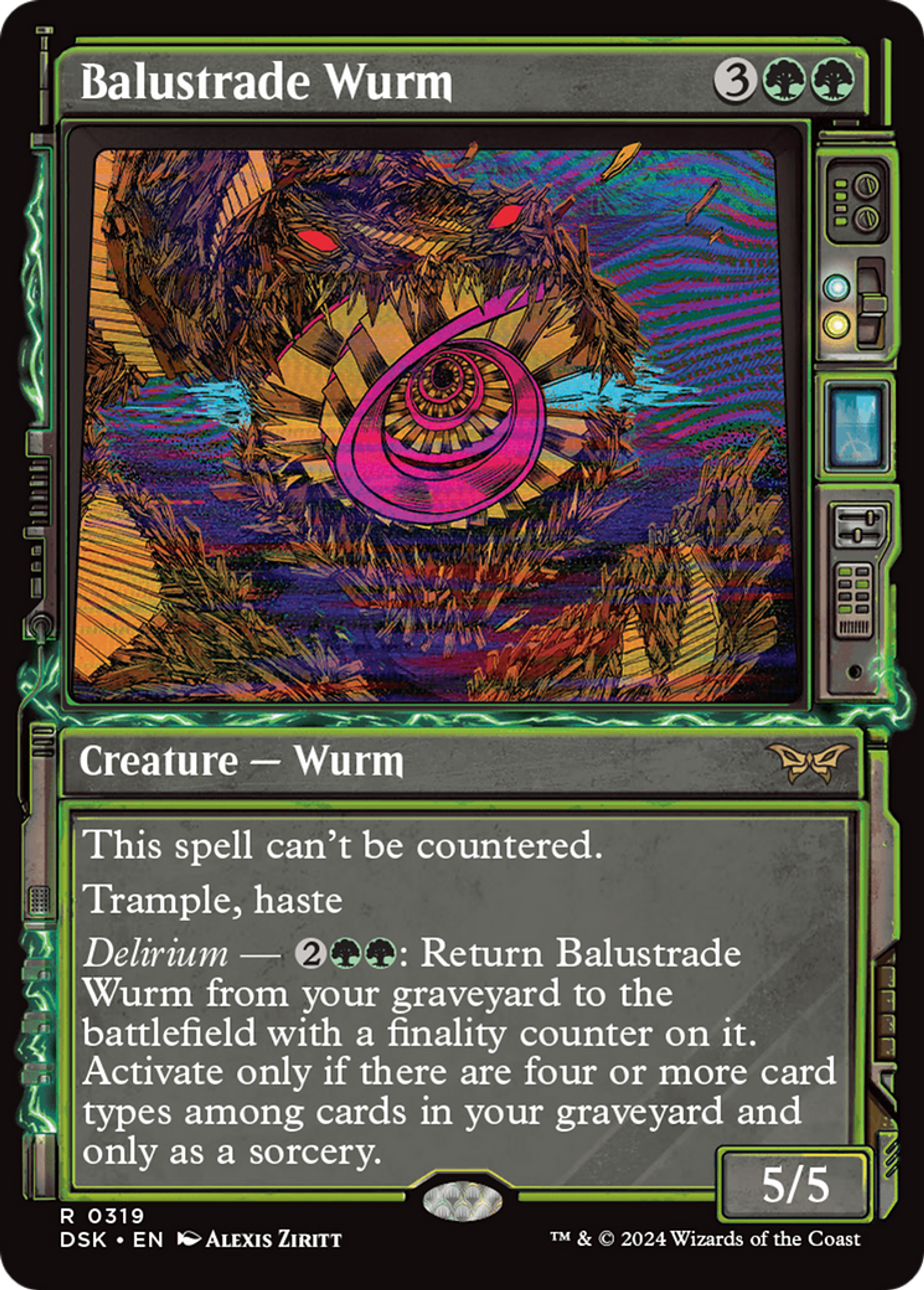 Guivre de balustrade — Duskmourn: House of Horror — Magic: The Gathering