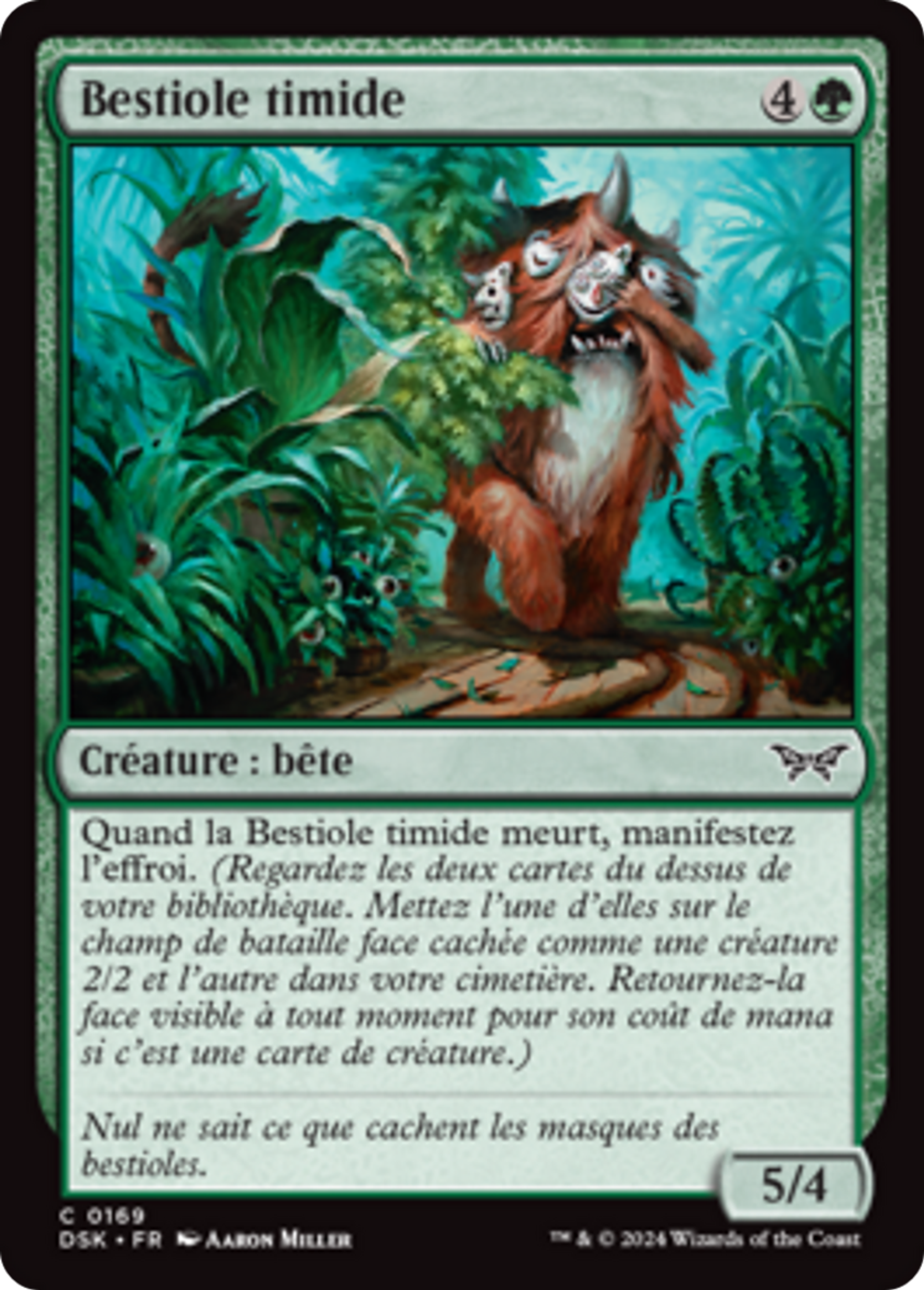 Bestiole timide — Duskmourn: House of Horror — Magic: The Gathering