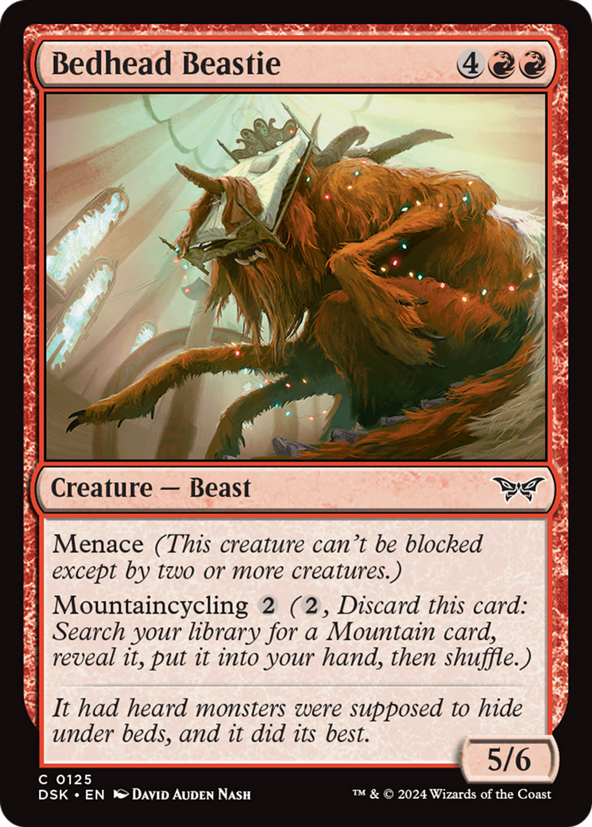 Bestiole à tête de lit — Duskmourn: House of Horror — Magic: The Gathering