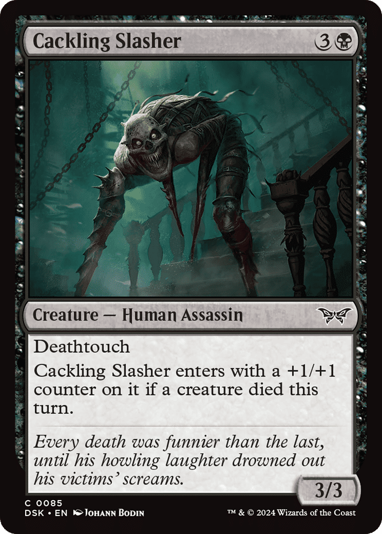 Cackling Slasher — Duskmourn: House of Horror — Magic: The Gathering