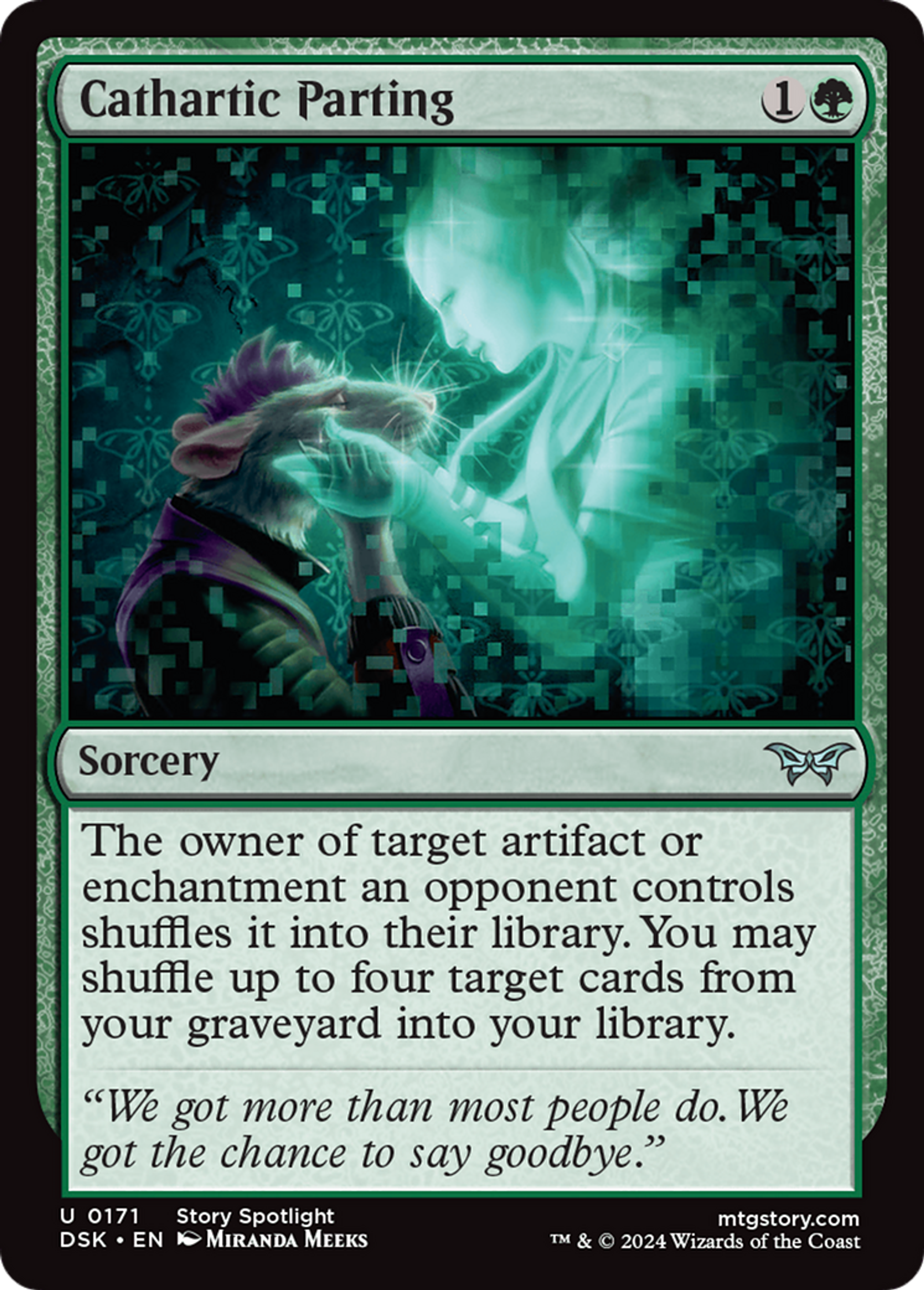 Séparation cathartique — Duskmourn: House of Horror — Magic: The Gathering