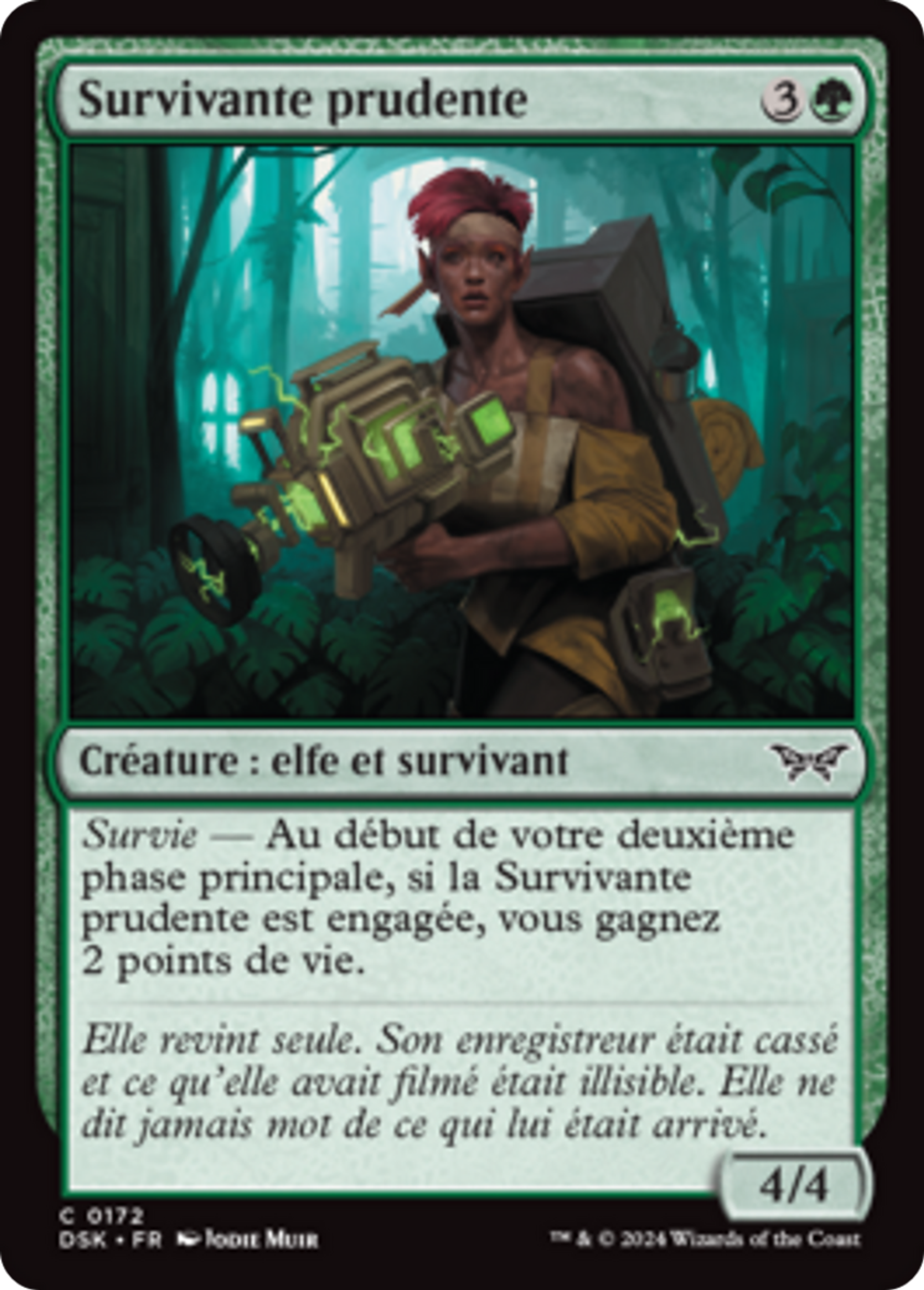 Survivante prudente — Duskmourn: House of Horror — Magic: The Gathering