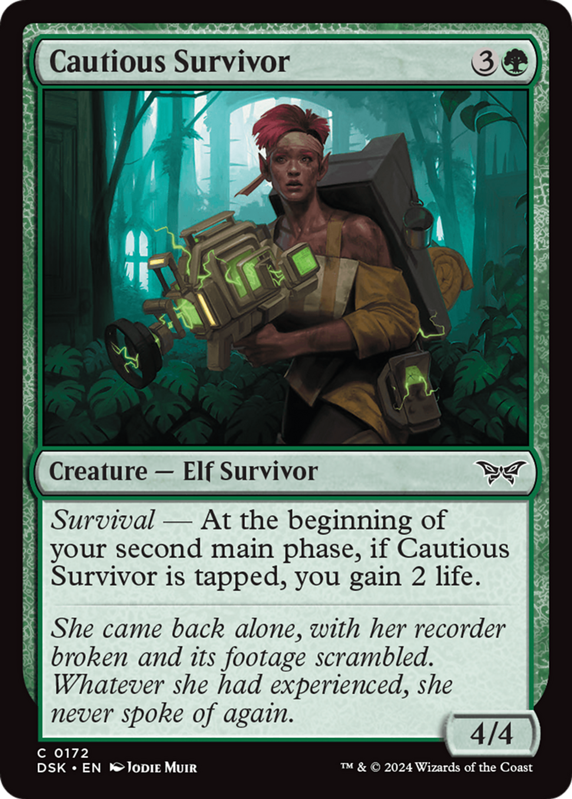 Cautious Survivor — Duskmourn: House of Horror — Magic: The Gathering