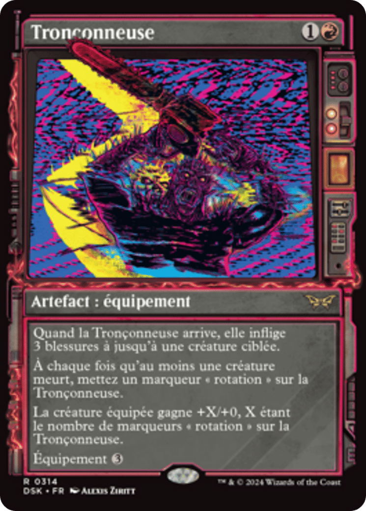 Tronçonneuse — Duskmourn: House of Horror — Magic: The Gathering