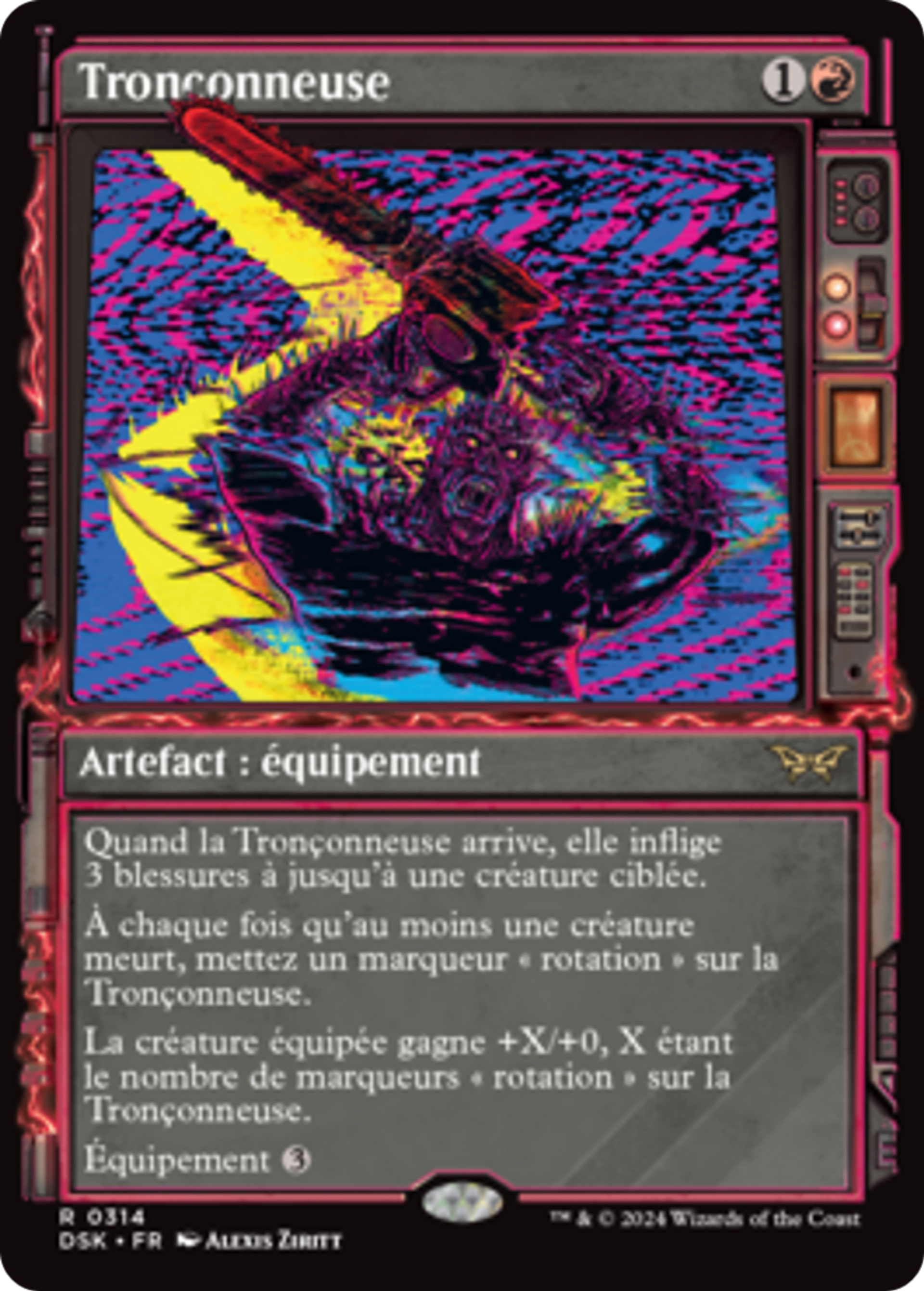Tronçonneuse — Duskmourn: House of Horror — Magic: The Gathering
