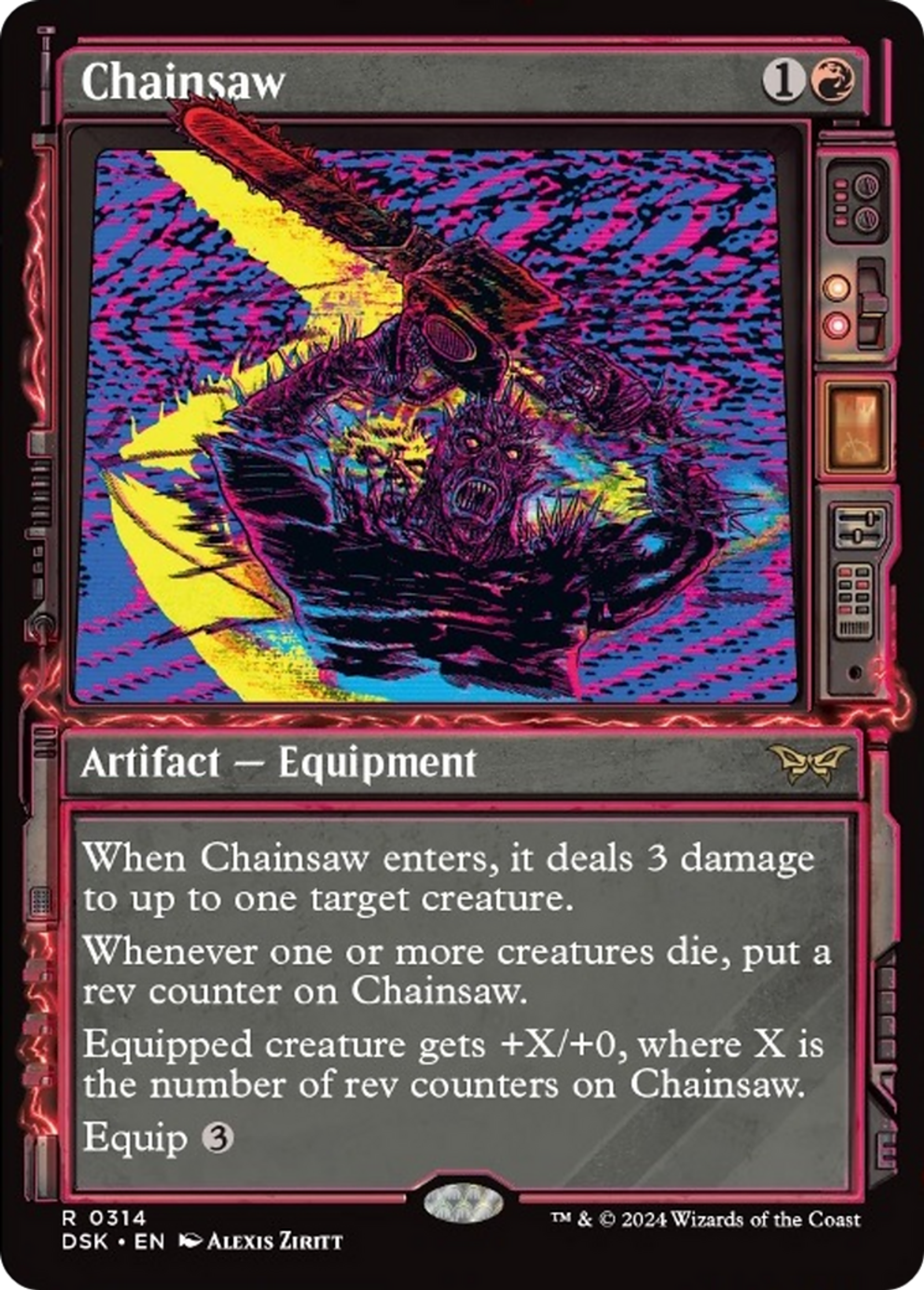 Tronçonneuse — Duskmourn: House of Horror — Magic: The Gathering