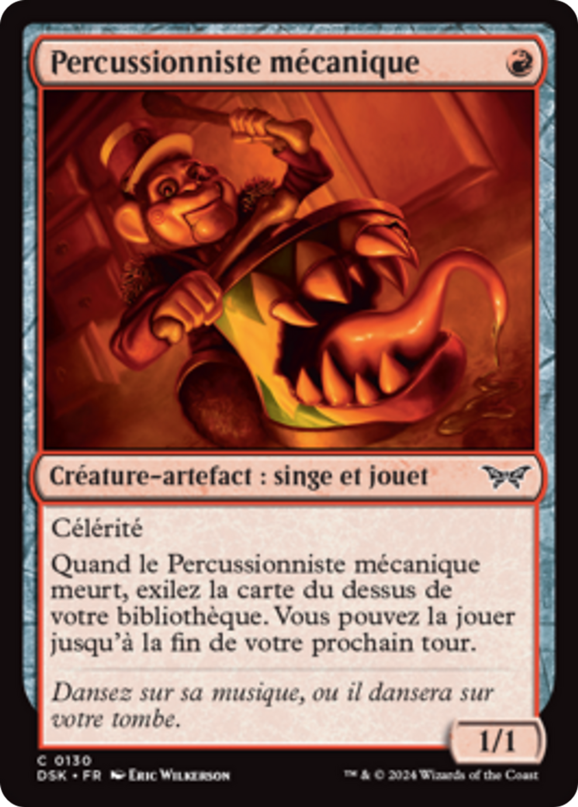 Percussionniste mécanique — Duskmourn: House of Horror — Magic: The Gathering