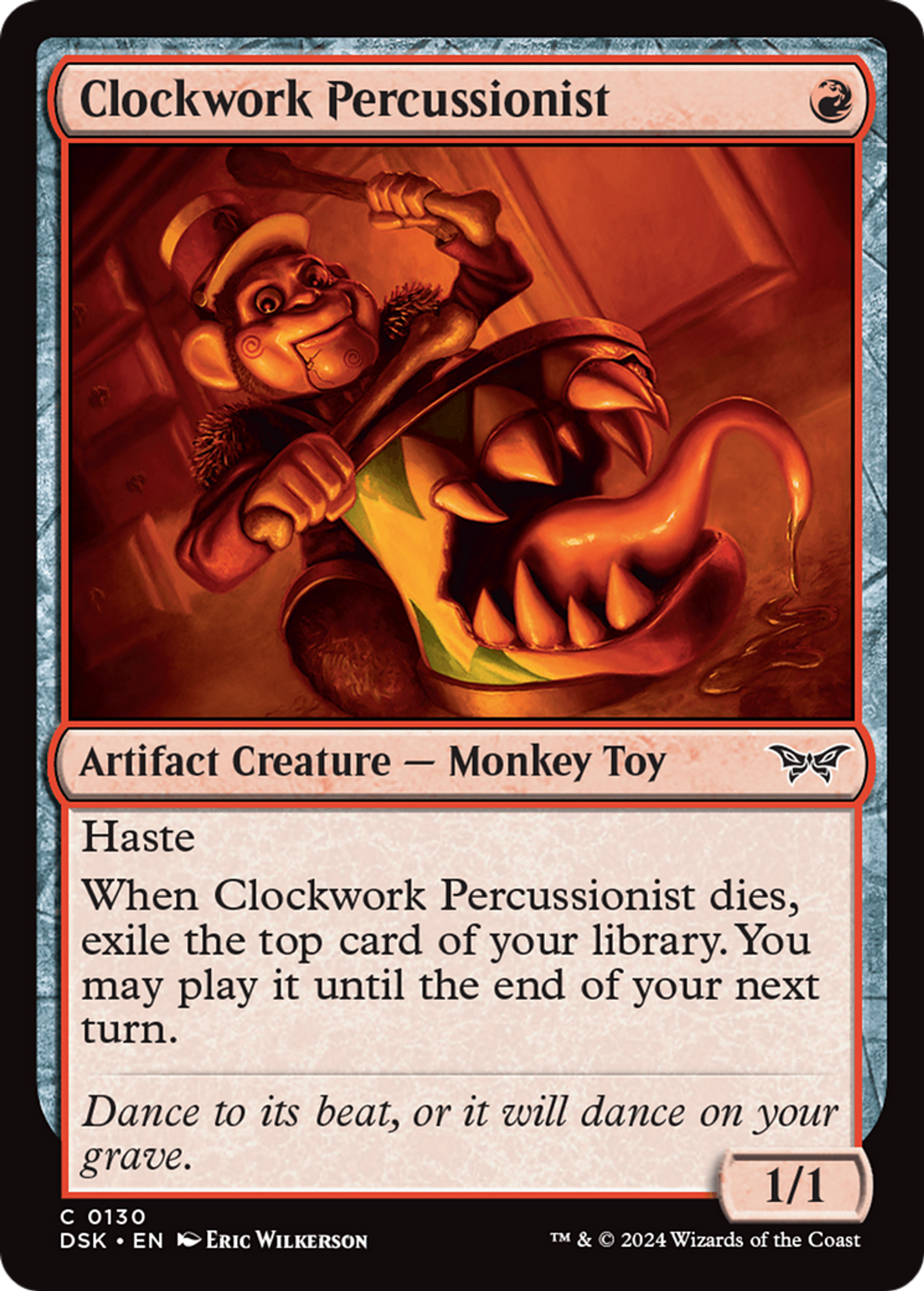 Percussionniste mécanique — Duskmourn: House of Horror — Magic: The Gathering
