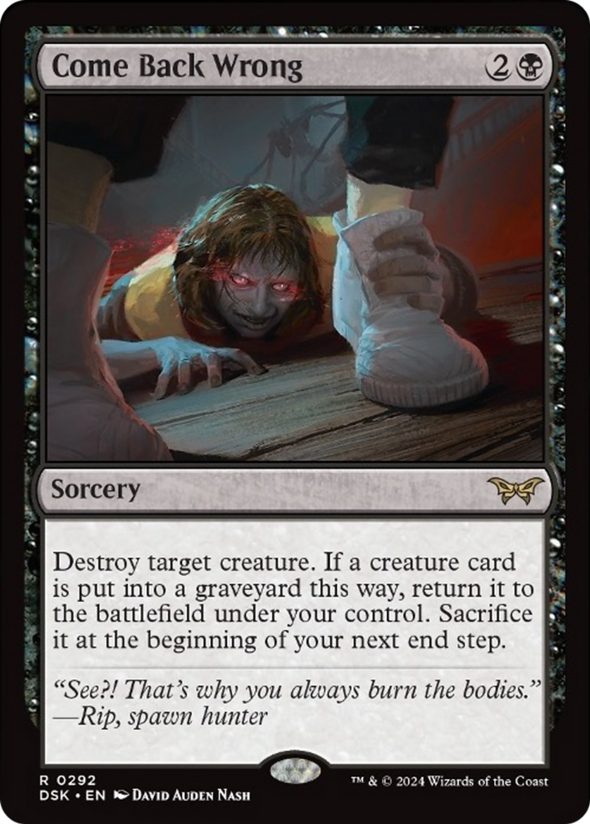Revenir à l'anormal — Duskmourn: House of Horror — Magic: The Gathering