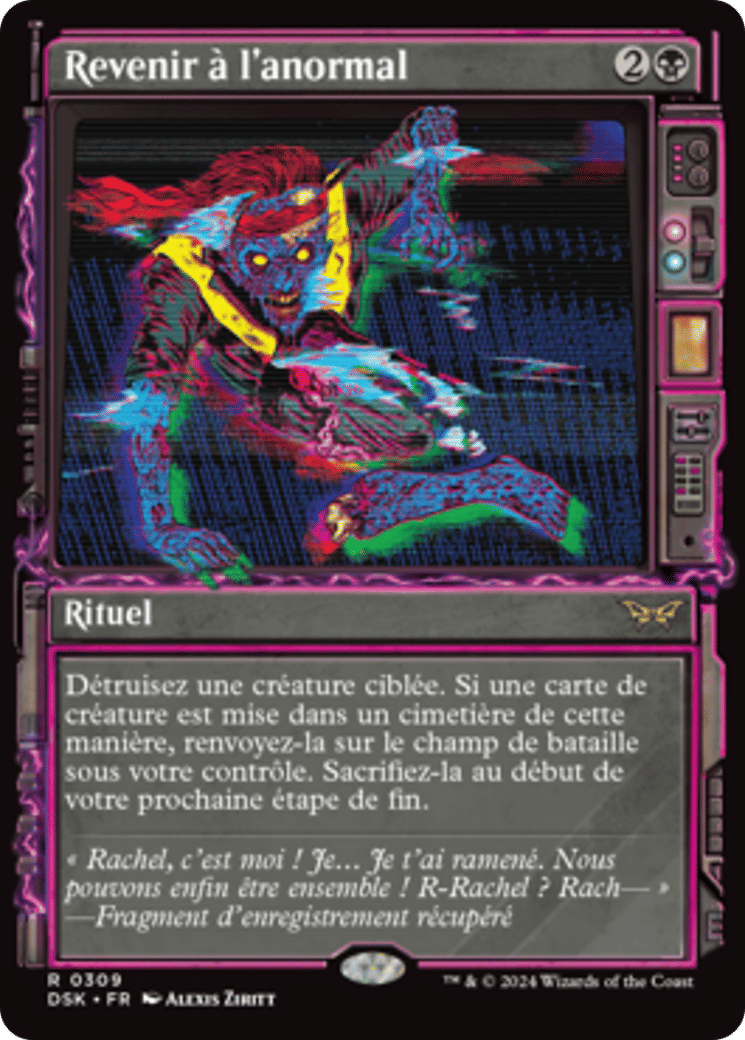 Revenir à l'anormal — Duskmourn: House of Horror — Magic: The Gathering
