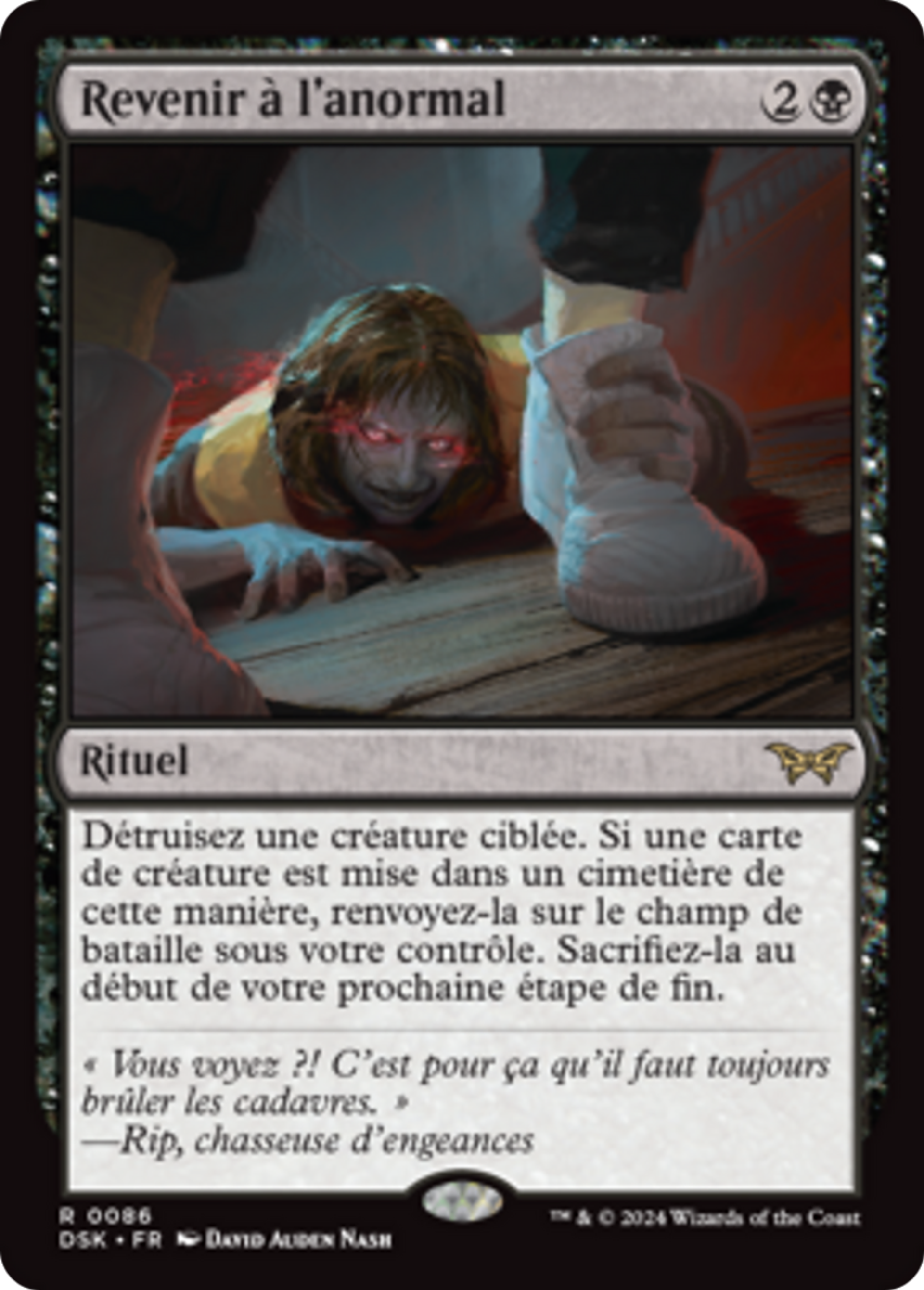 Revenir à l'anormal — Duskmourn: House of Horror — Magic: The Gathering