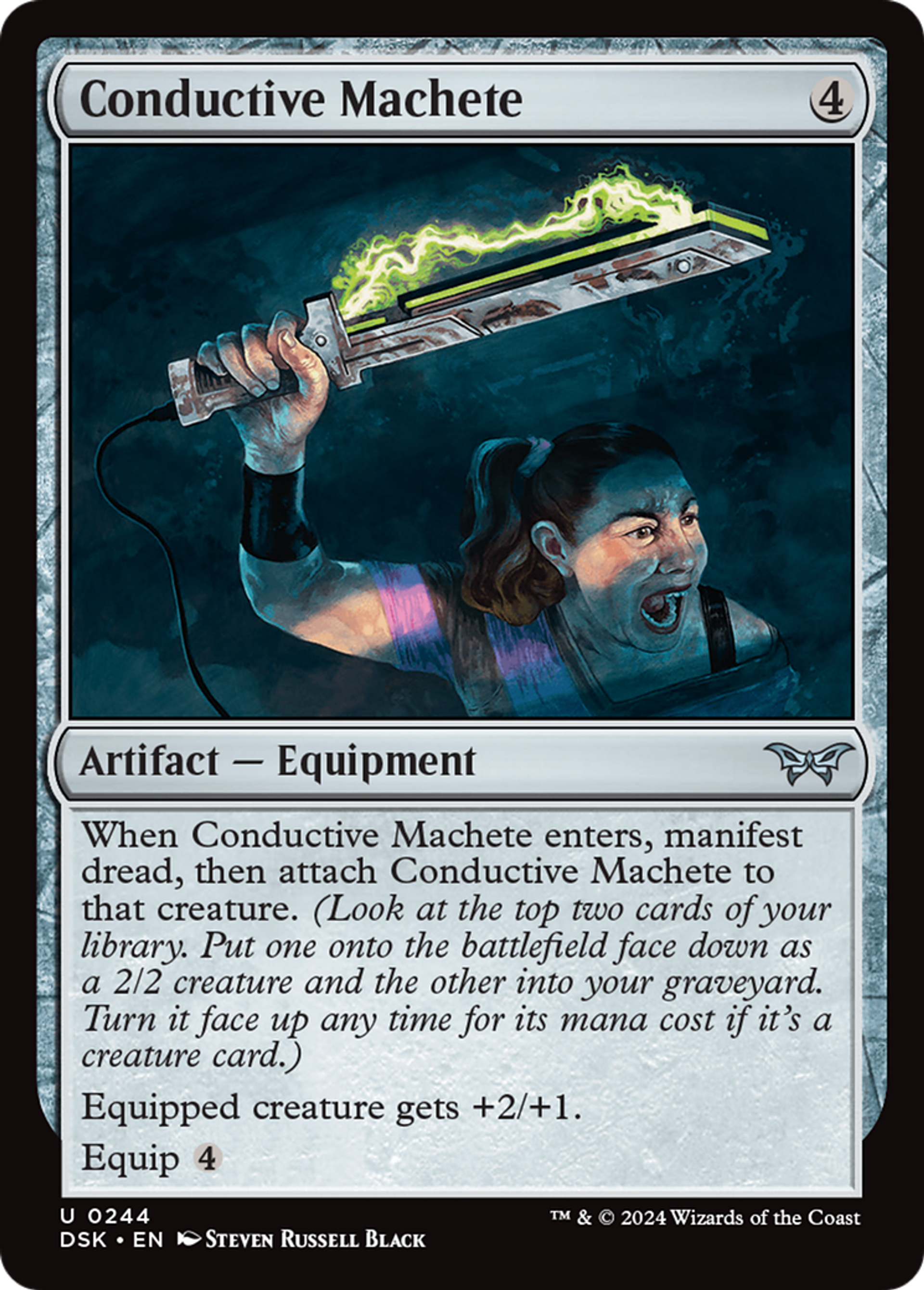 Machette conductrice — Duskmourn: House of Horror — Magic: The Gathering